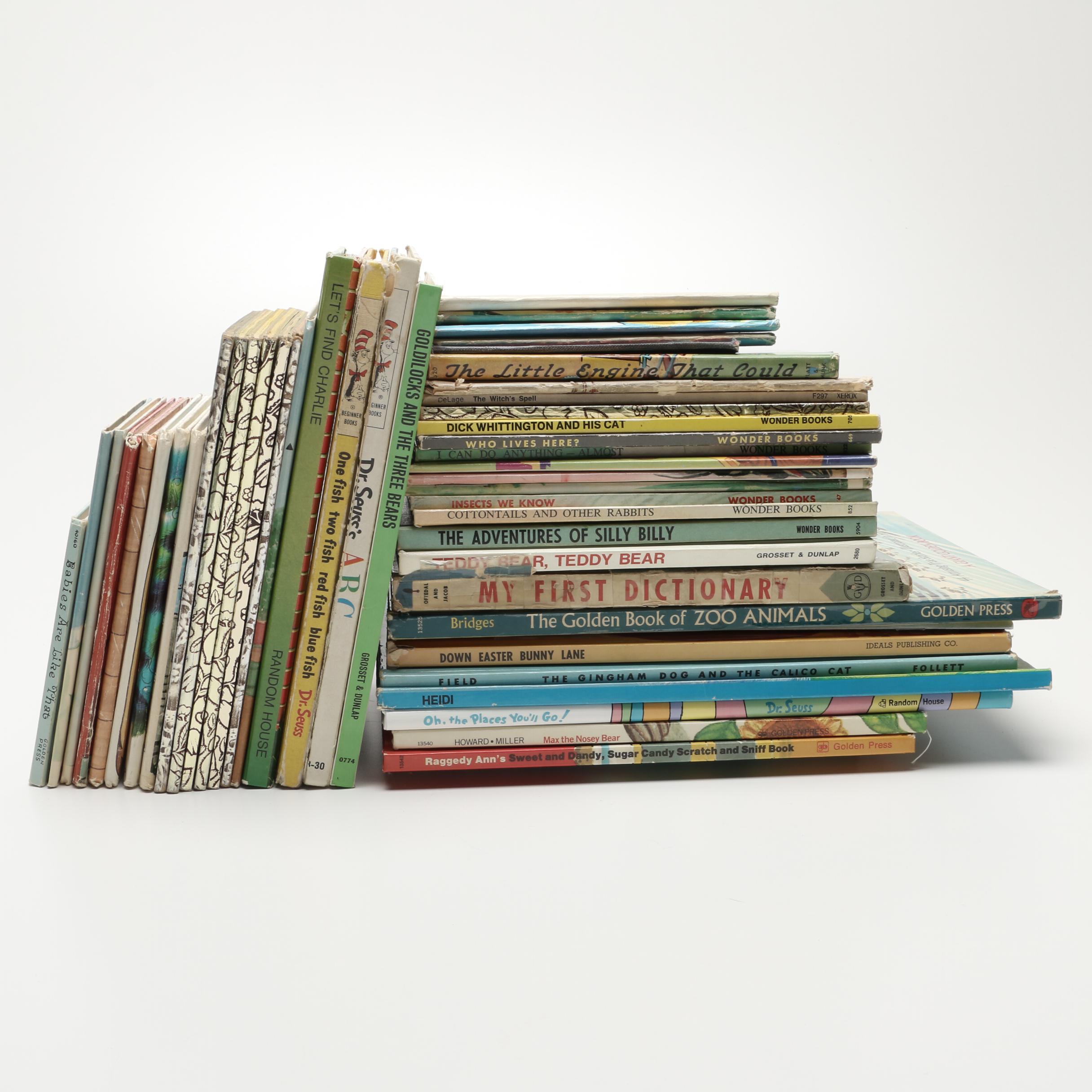 Vintage Children's Books featuring Manipulatives, Wonder, Little Golden and More