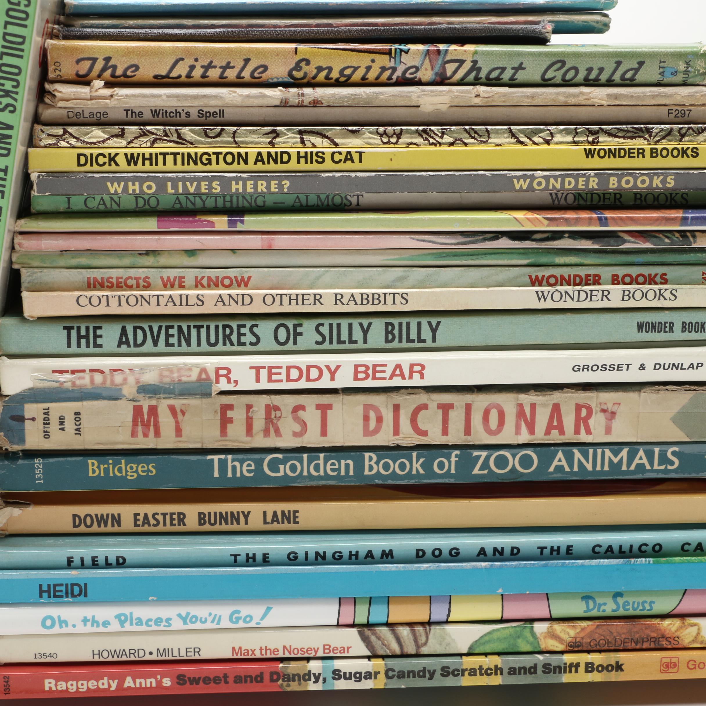 Vintage Children's Books featuring Manipulatives, Wonder, Little Golden and More