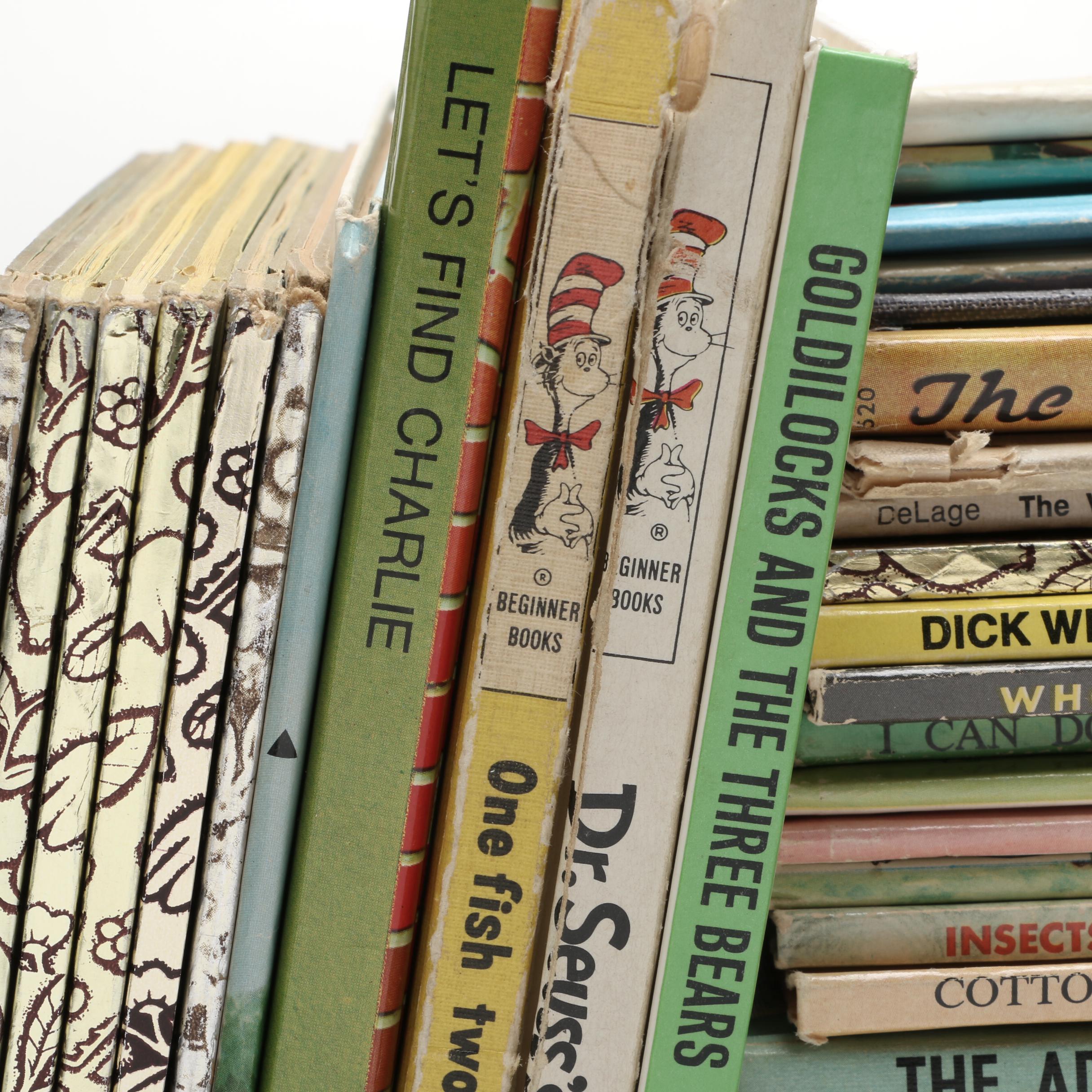 Vintage Children's Books featuring Manipulatives, Wonder, Little Golden and More