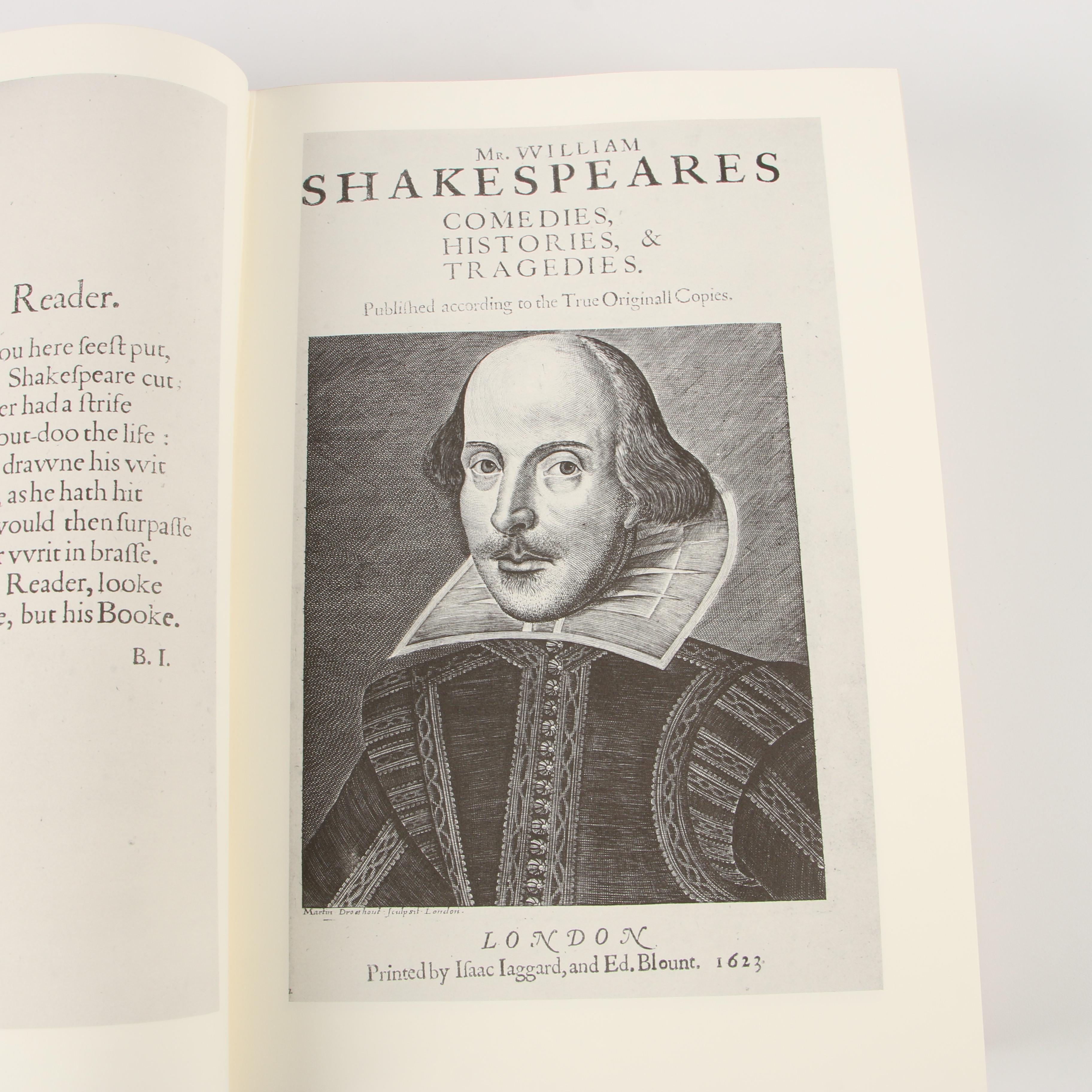 1968 Facsimile "The First Folio of Shakespeare" Prepared by Charlton Hinman