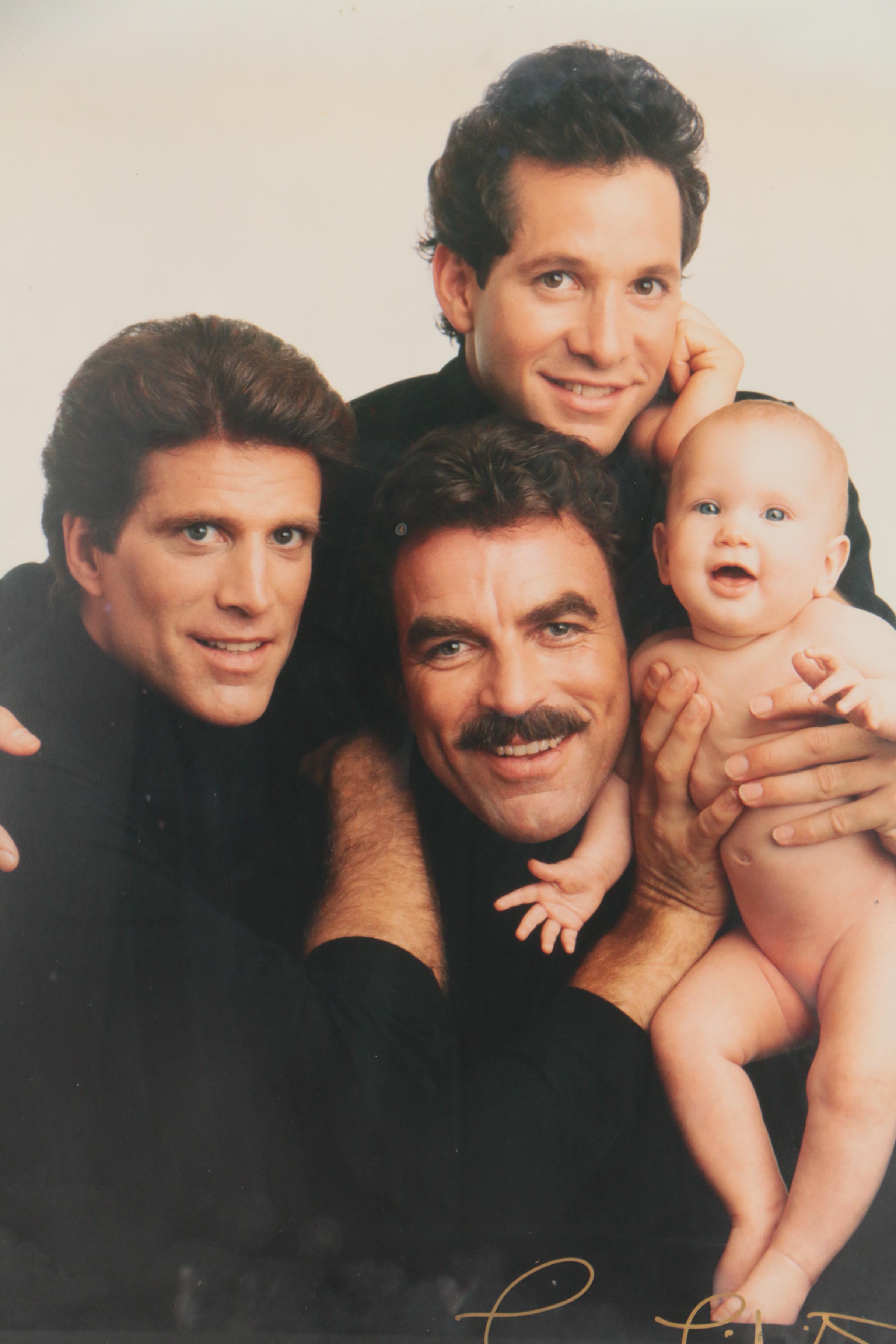 Annie Leibovitz Chromogenic Print Publicity Photo for "Three Men and a Baby"