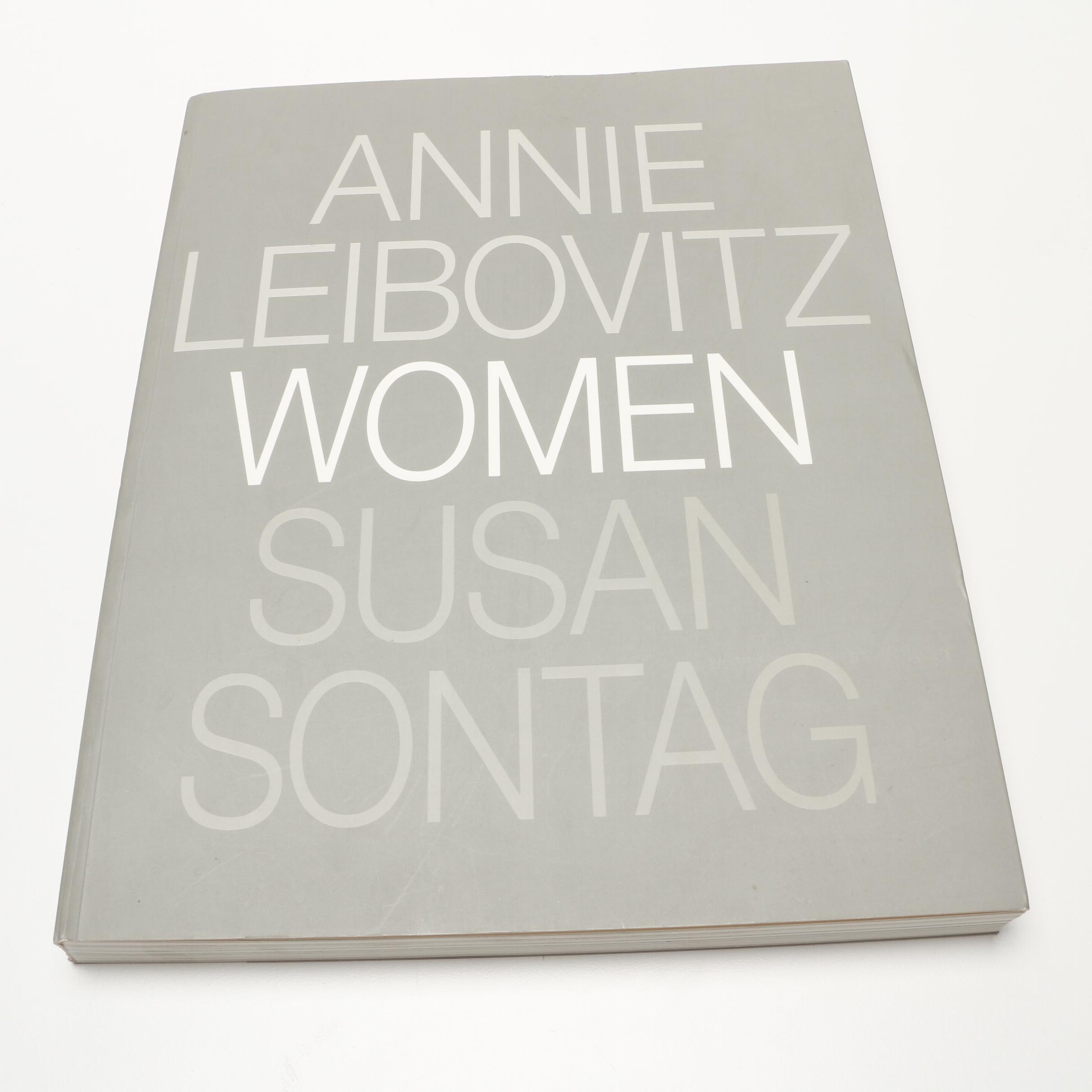 Annie Leibovitz Art Books featuring "A Photographer's Life" and "Women"