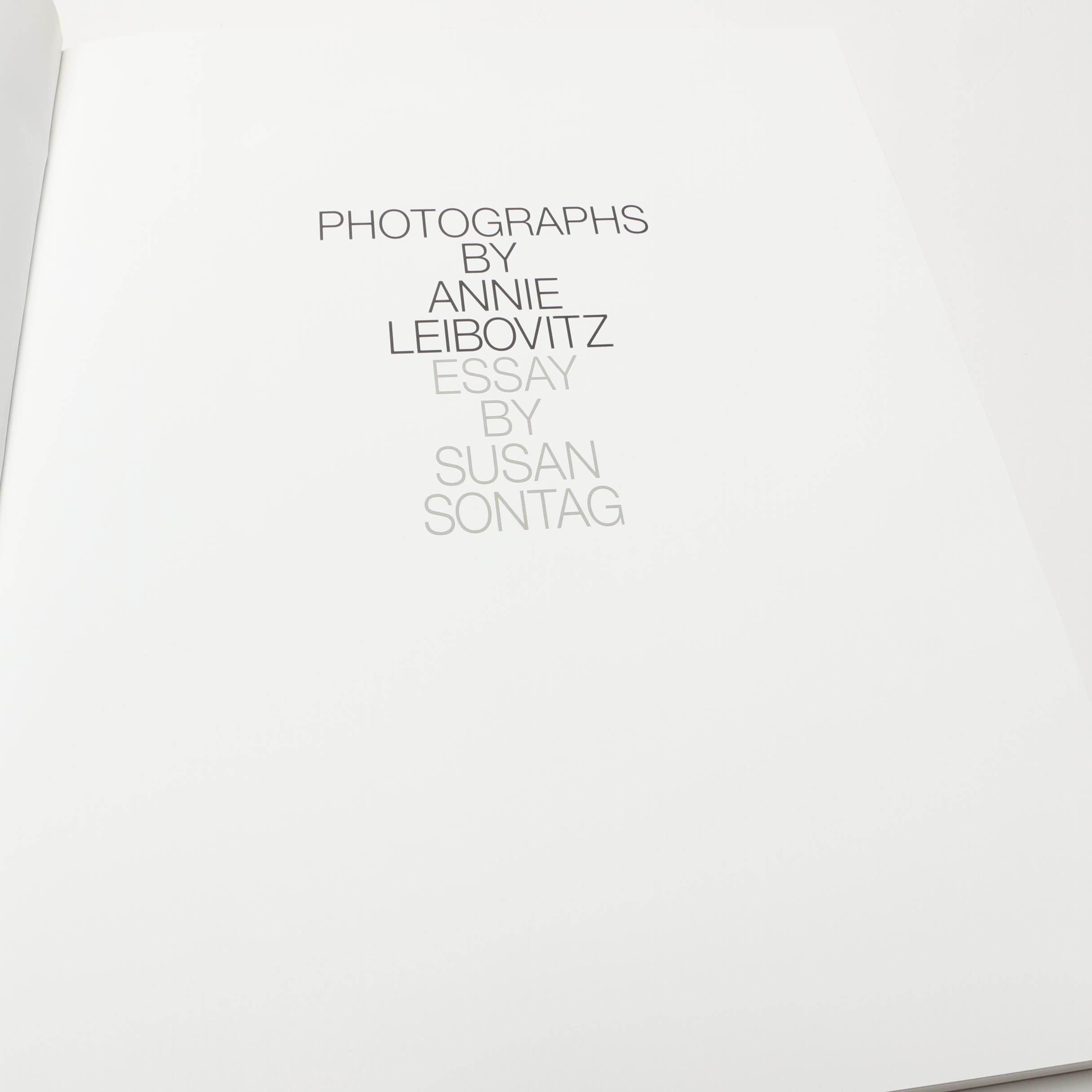 Annie Leibovitz Art Books featuring "A Photographer's Life" and "Women"