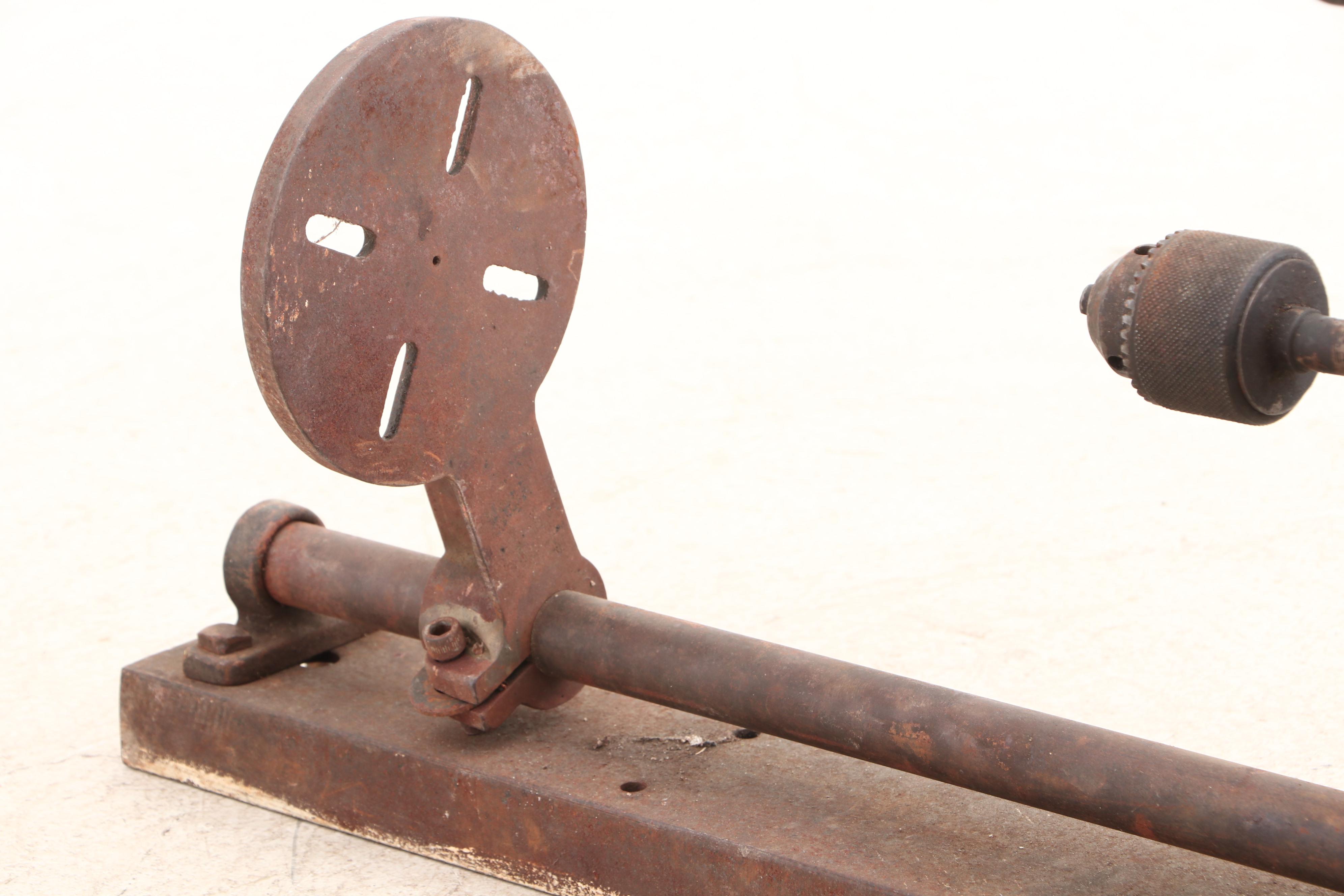 Vintage Manual Drill Press, Mid-20th Century