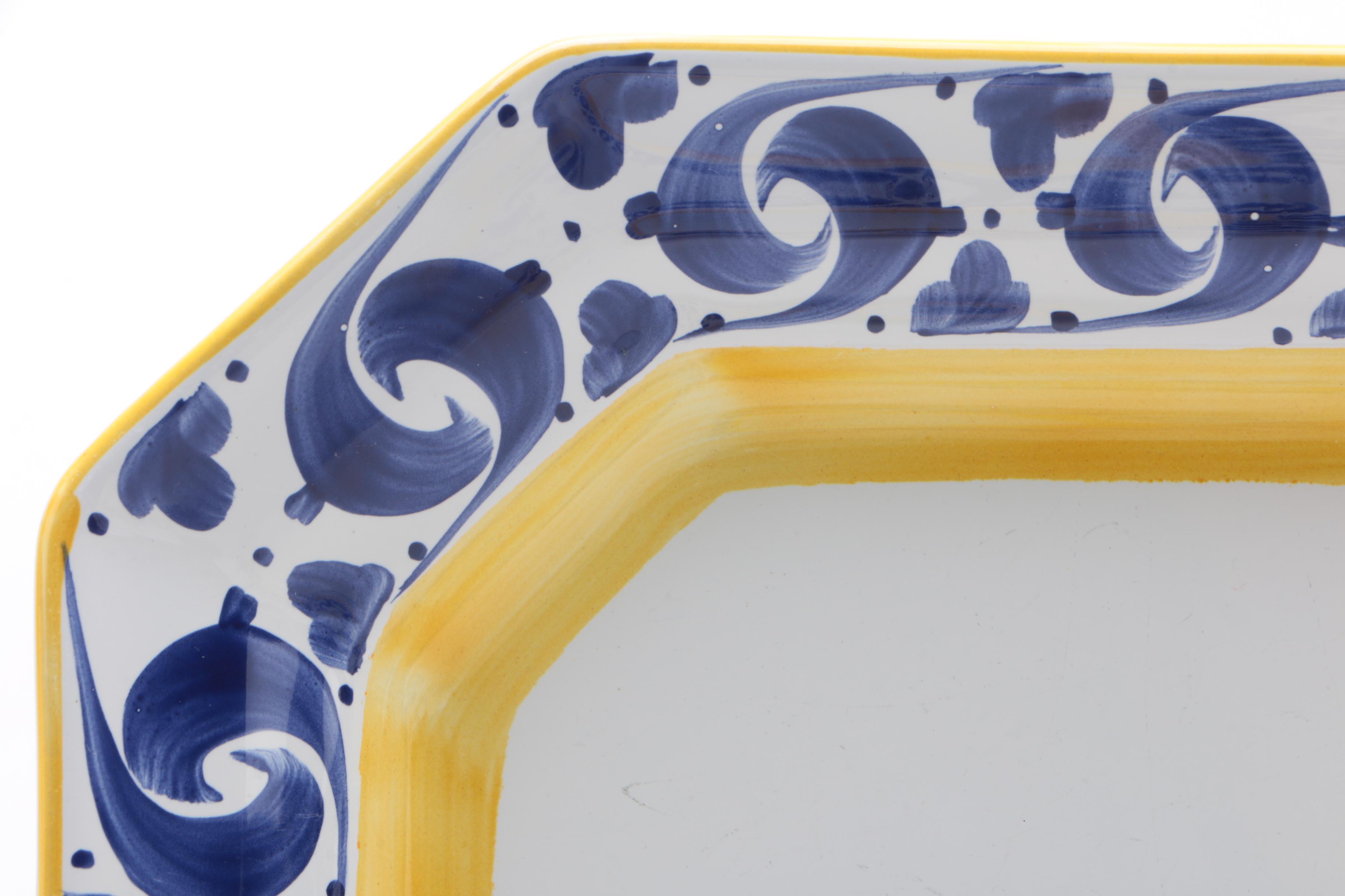 Herend Hungary Village "Splash" Hand Painted Pottery Dinnerware, 1996 - 2005