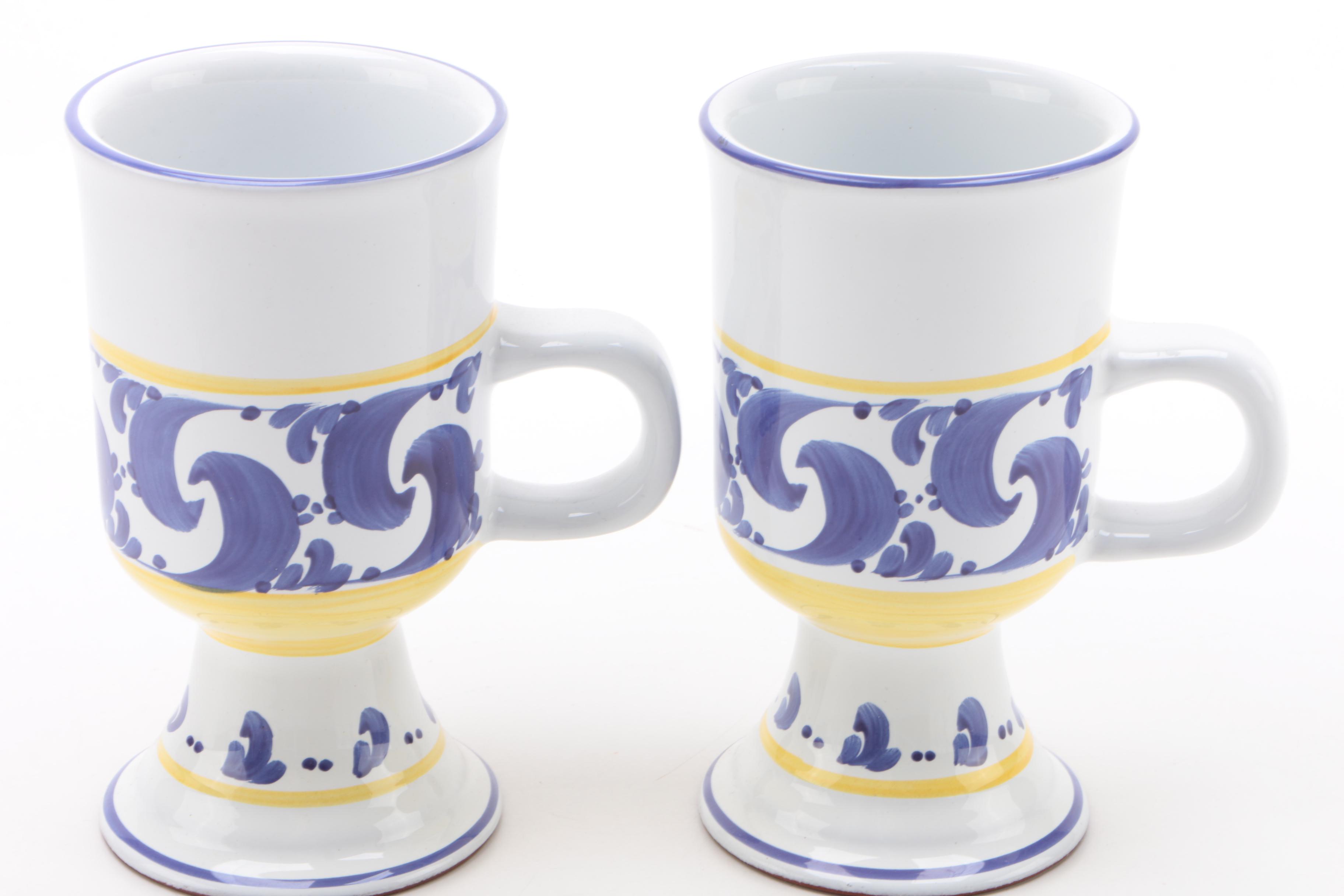 Herend Hungary Village "Splash" Hand Painted Pottery Dinnerware, 1996 - 2005