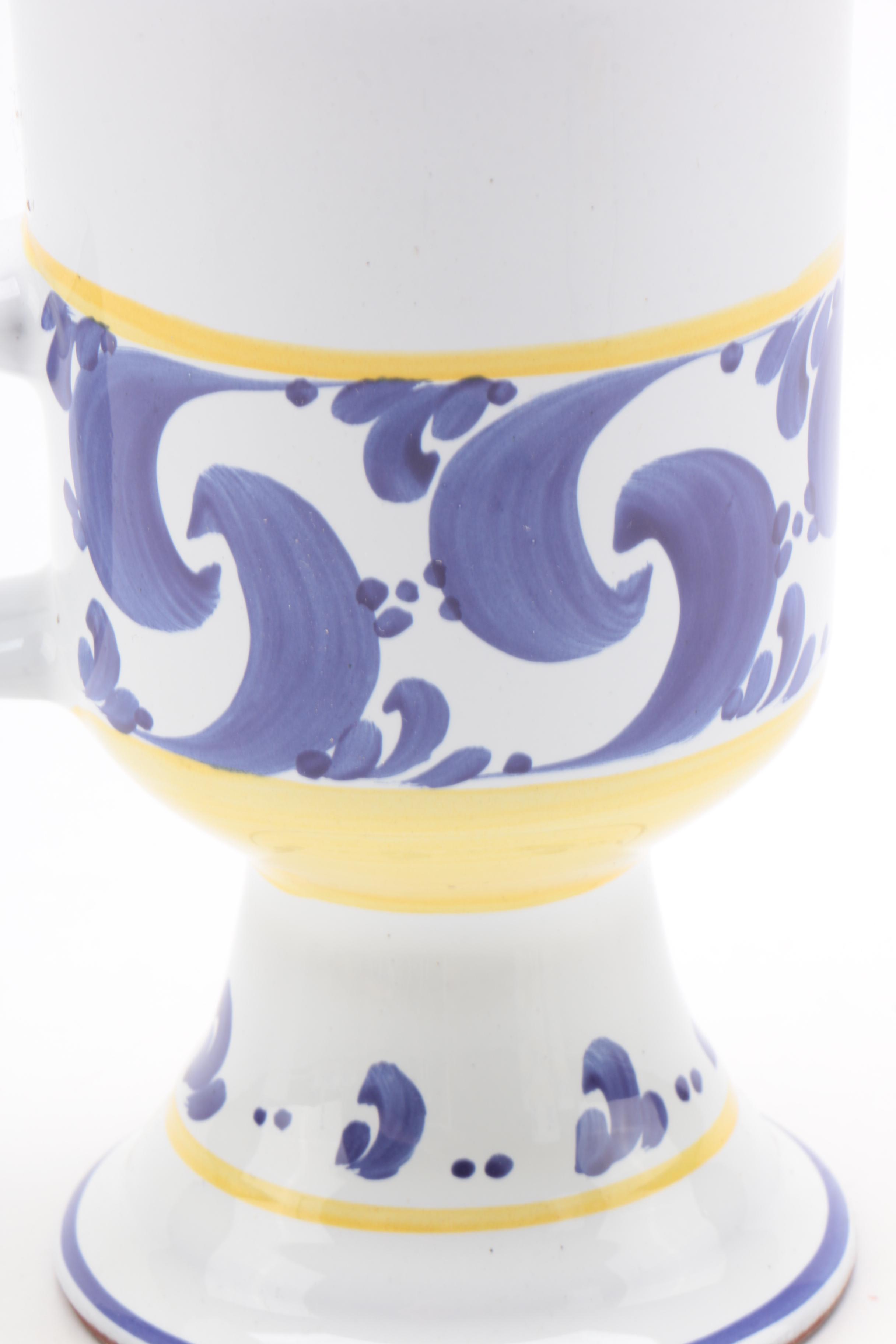 Herend Hungary Village "Splash" Hand Painted Pottery Dinnerware, 1996 - 2005