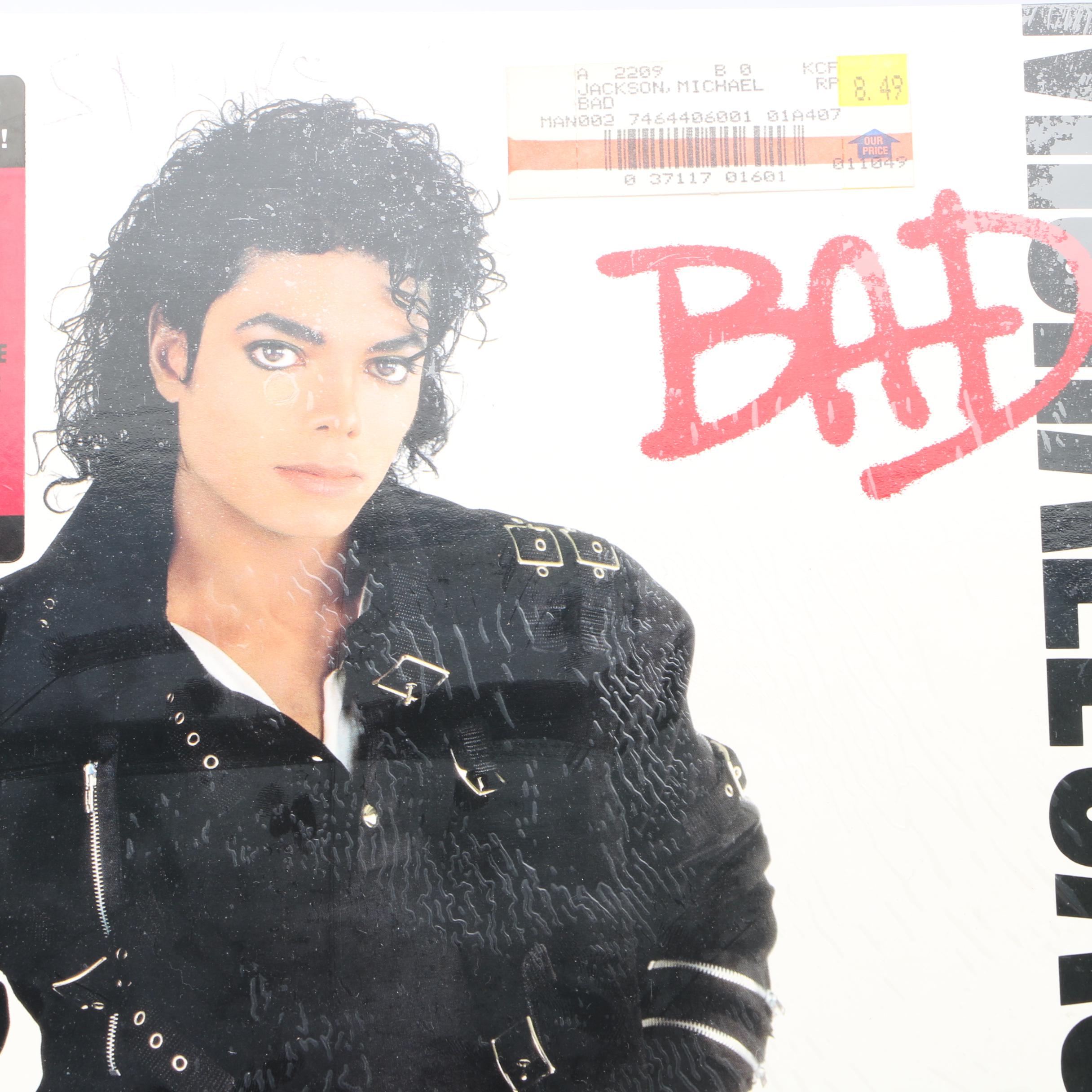 1970s and 80s Vinyl Records including Michael Jackson and Curtis Mayfield