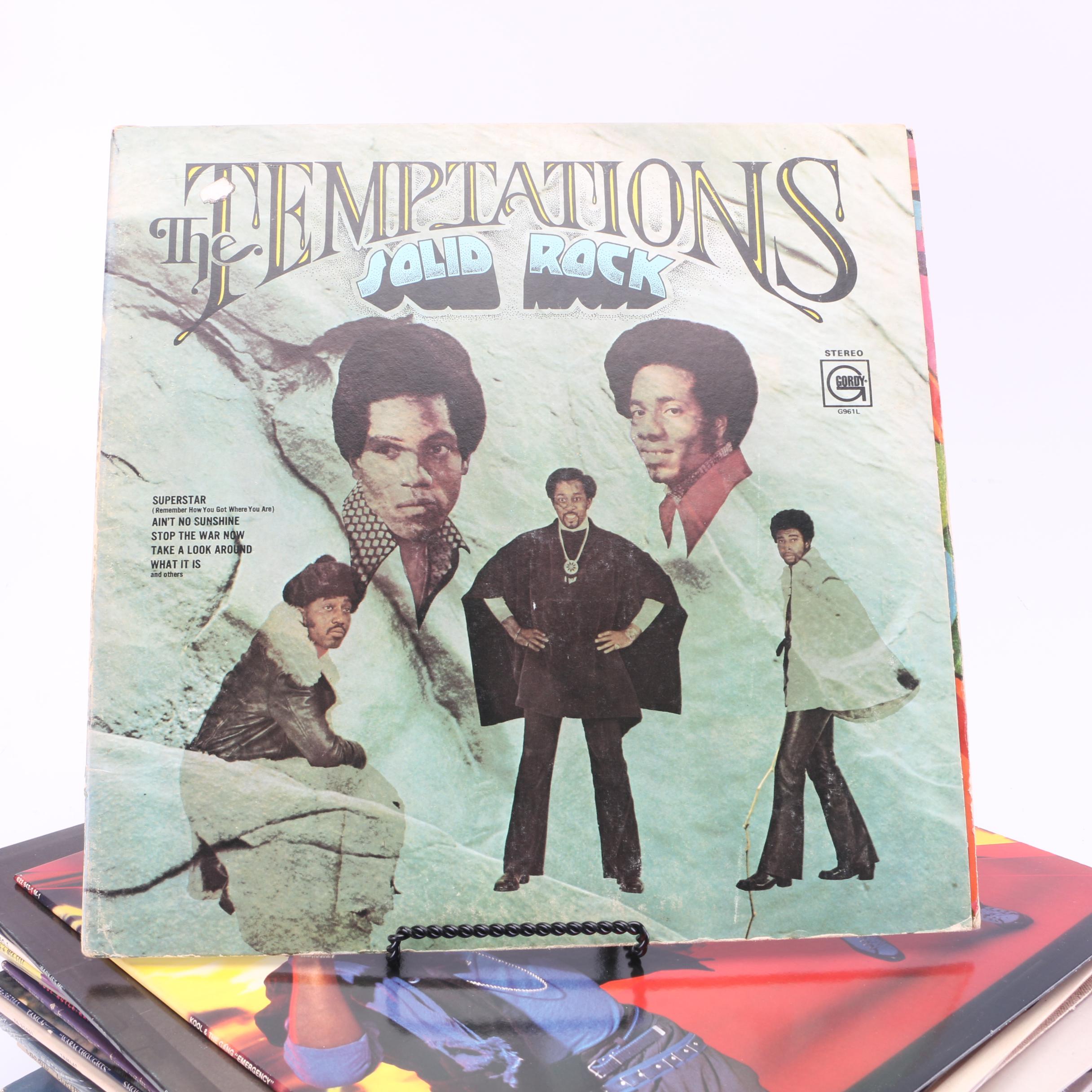 1970s and 80s Vinyl Records including Michael Jackson and Curtis Mayfield