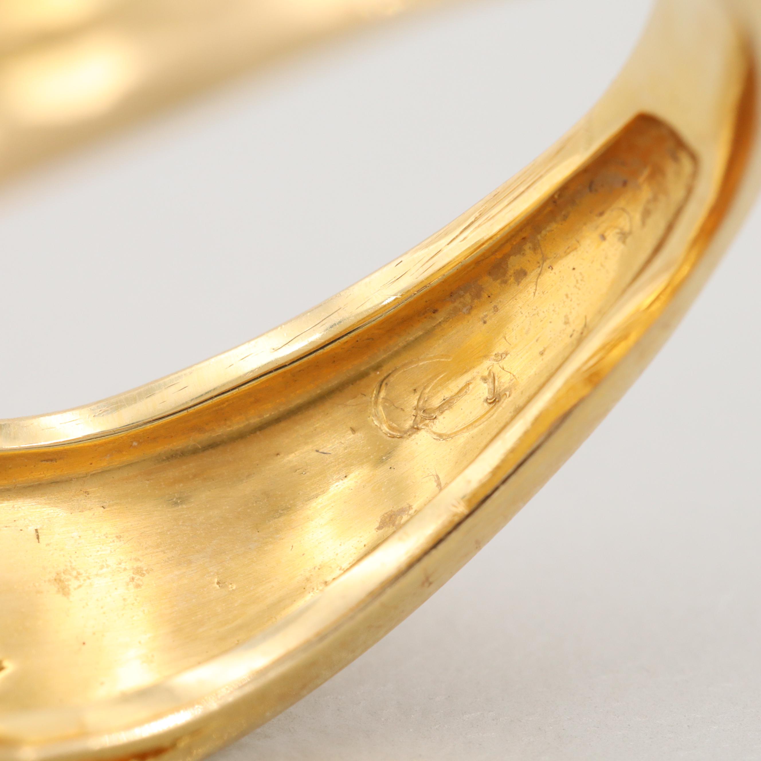 Carrera y Carrera 18K Adam and Eve Diamond Ring with Jewelry Pouch