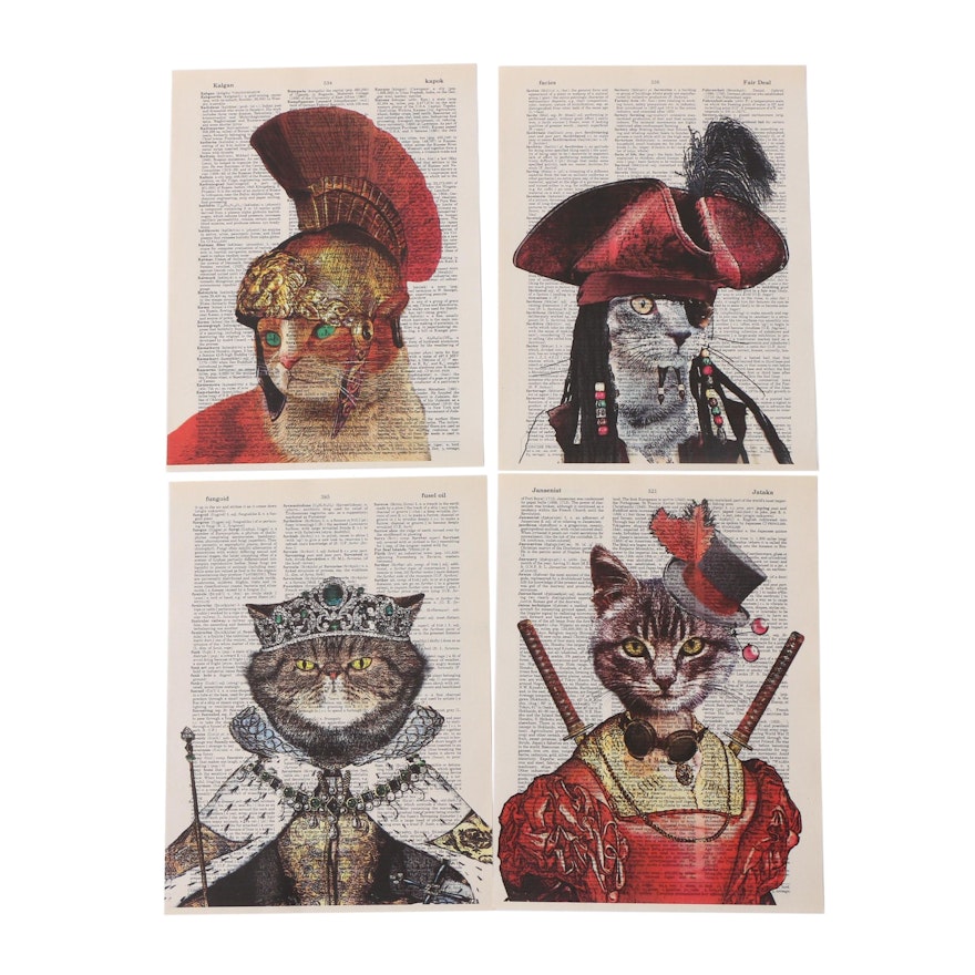 Matthew Dinneman Giclee Prints "Cleverly Costumed Cats"