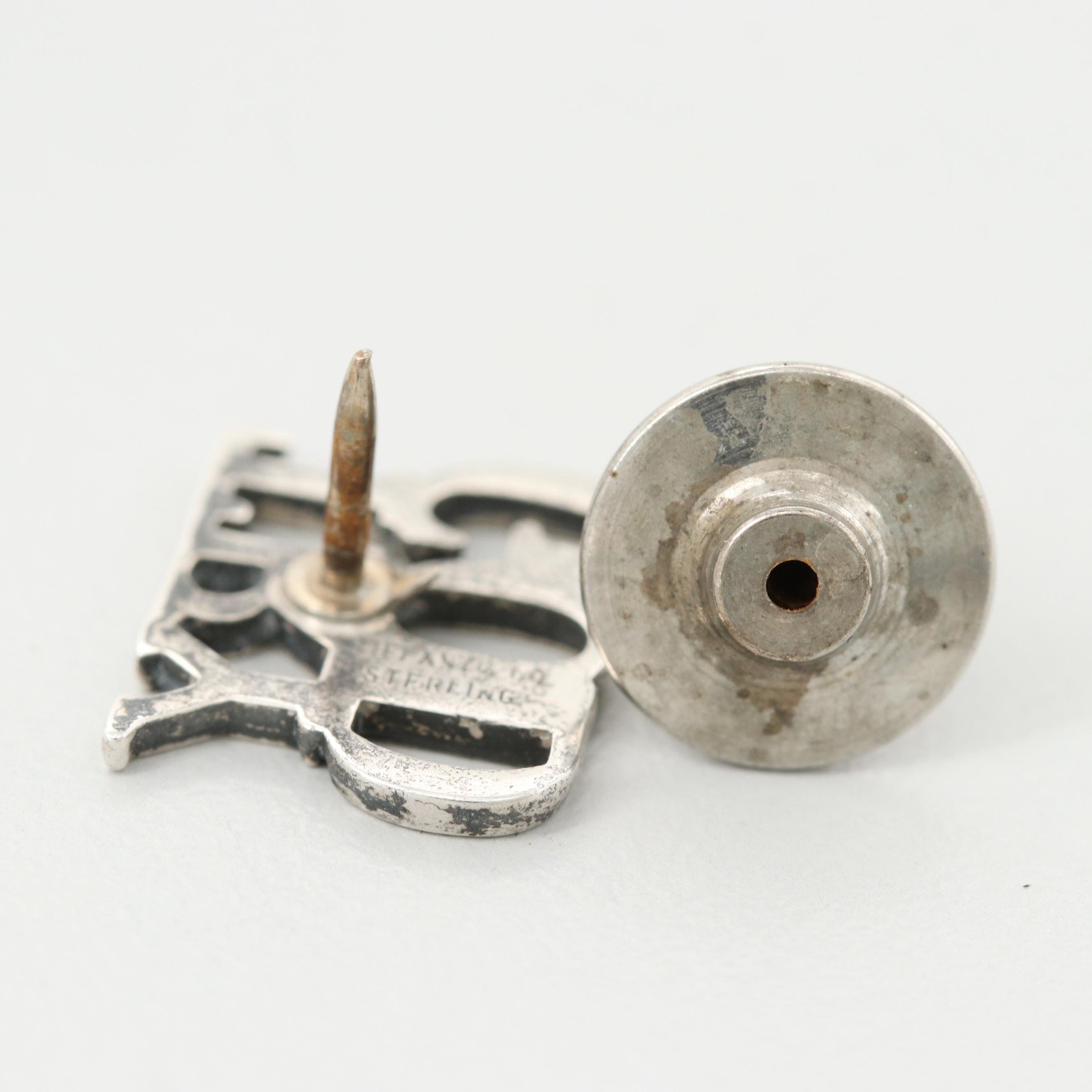 Tiffany & Co. Sterling Silver "Try God" Lapel Pin