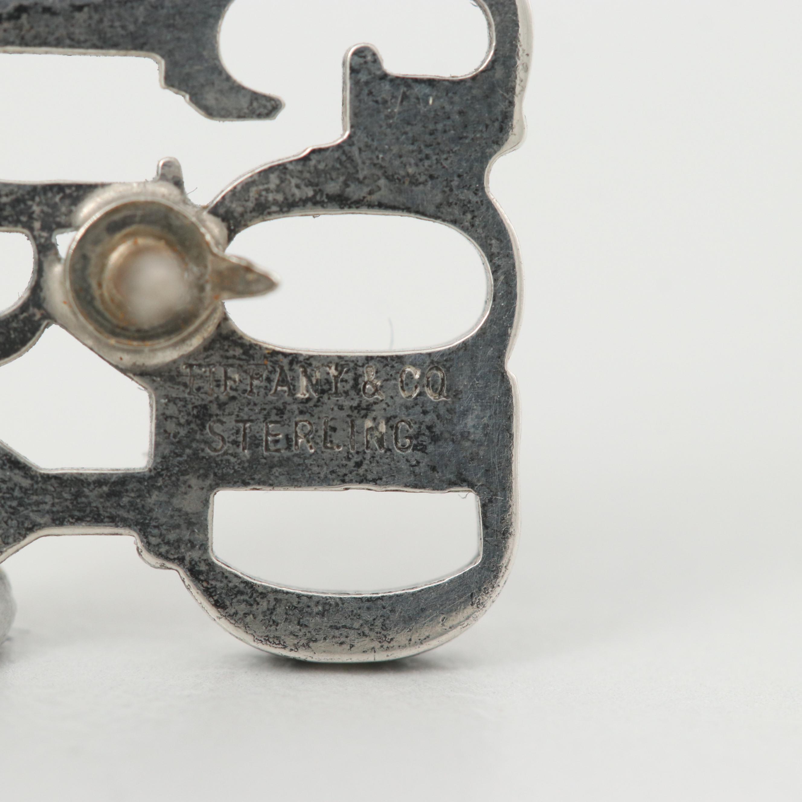 Tiffany & Co. Sterling Silver "Try God" Lapel Pin