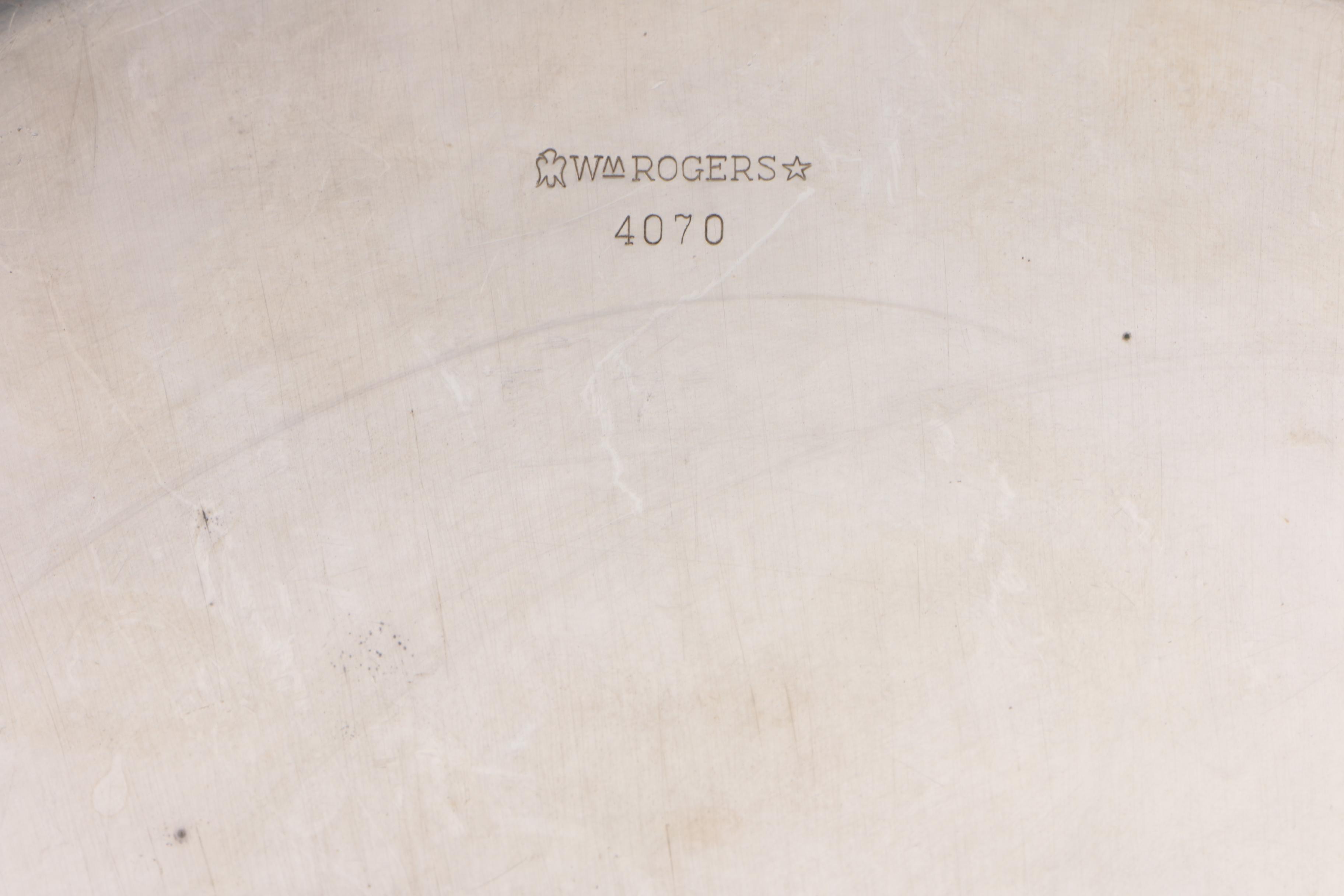 Nashco Tole Tray and Other Assorted Serving Trays Including Gorham