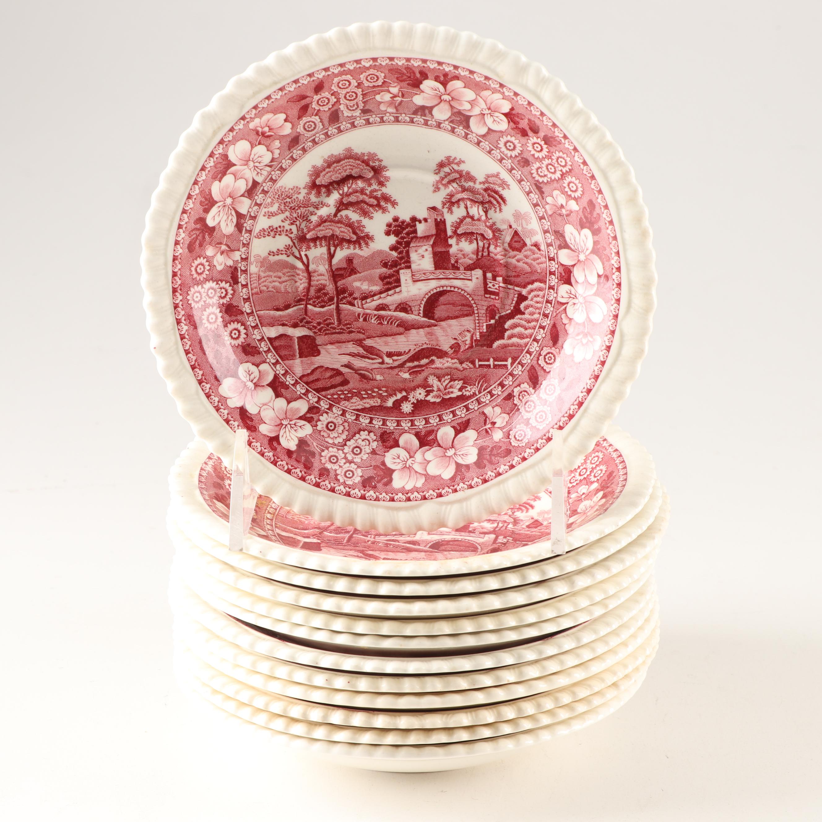 Spode "Tower Pink" Ironstone Dinnerware