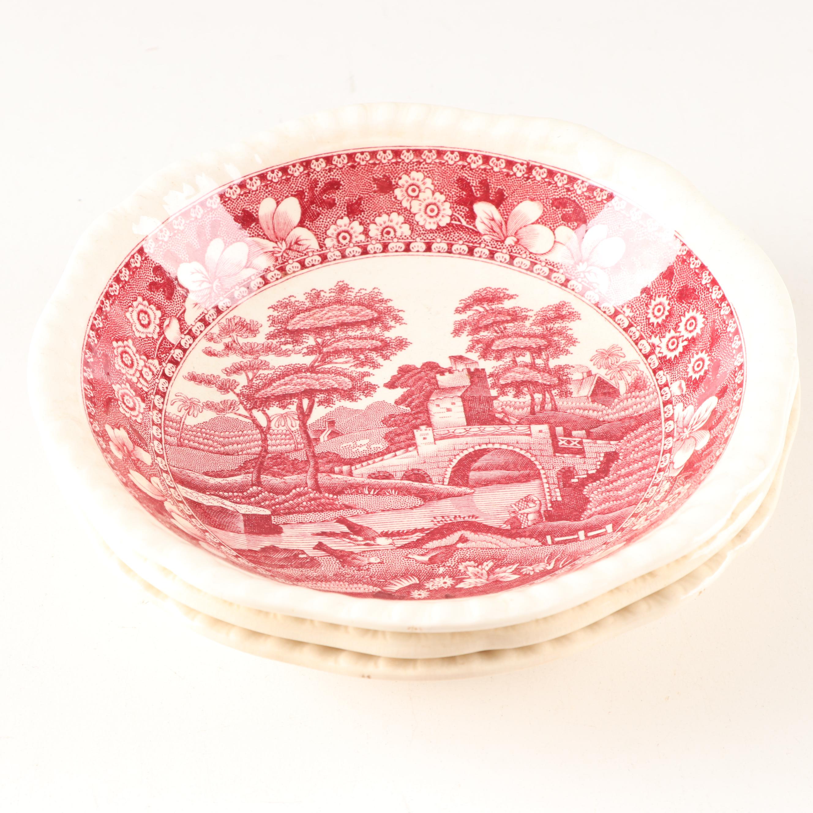 Spode "Tower Pink" Ironstone Dinnerware