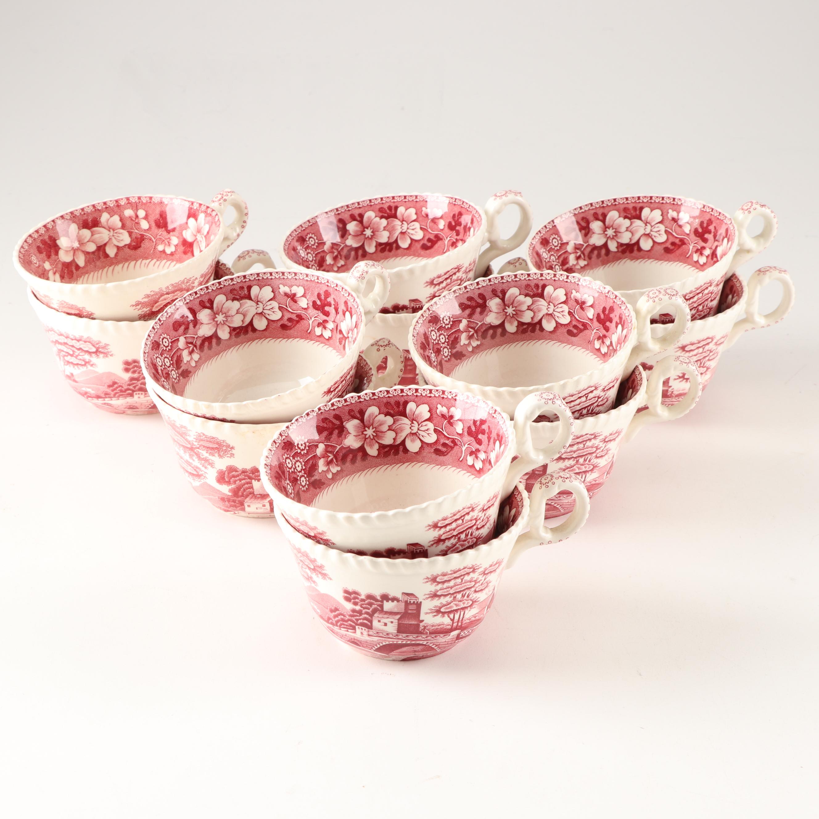 Spode "Tower Pink" Ironstone Dinnerware