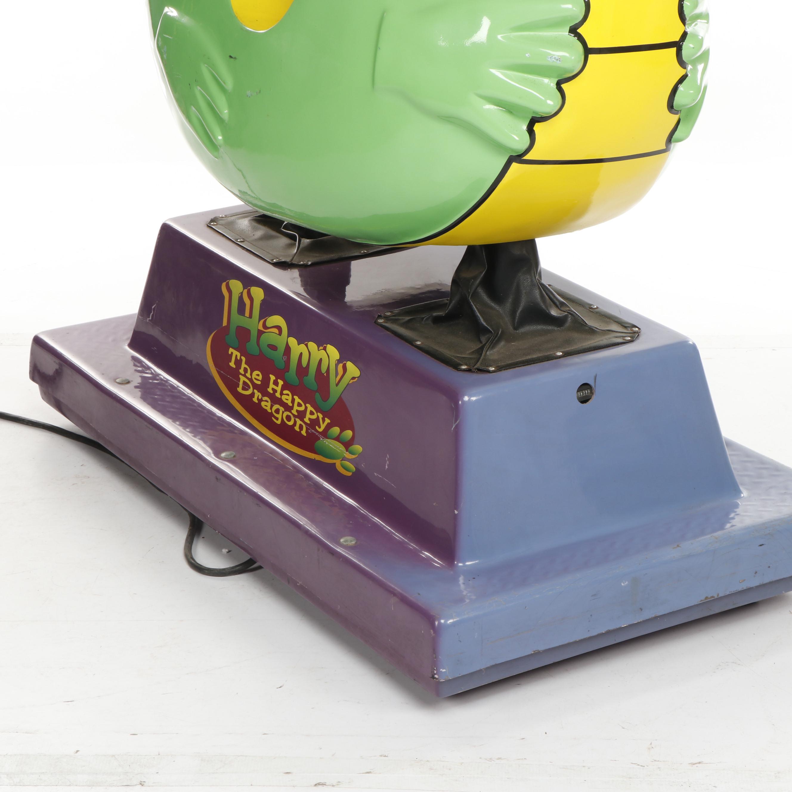"Harry the Happy Dragon" Coin Operated Singing Kiddie Ride, Circa 1995