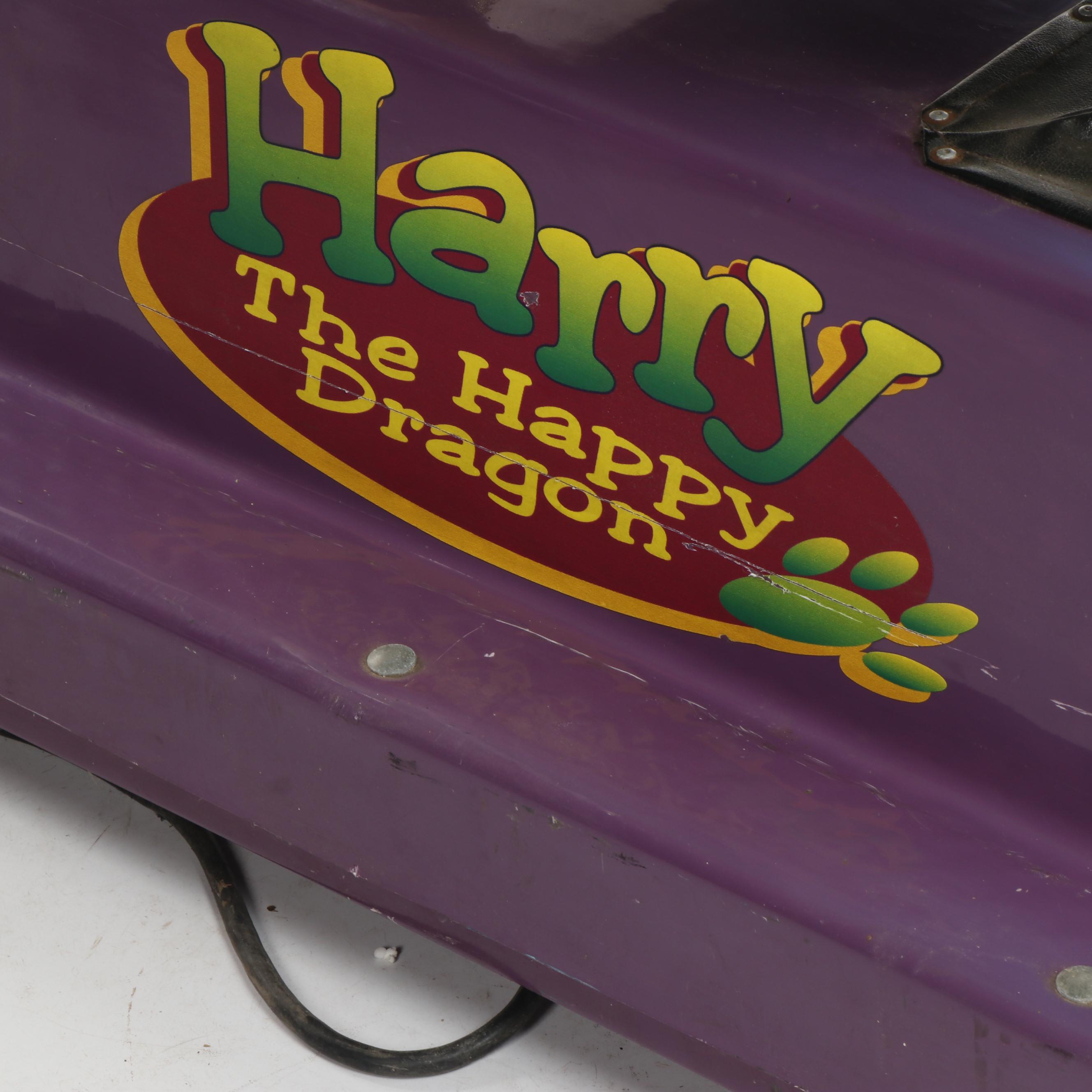"Harry the Happy Dragon" Coin Operated Singing Kiddie Ride, Circa 1995