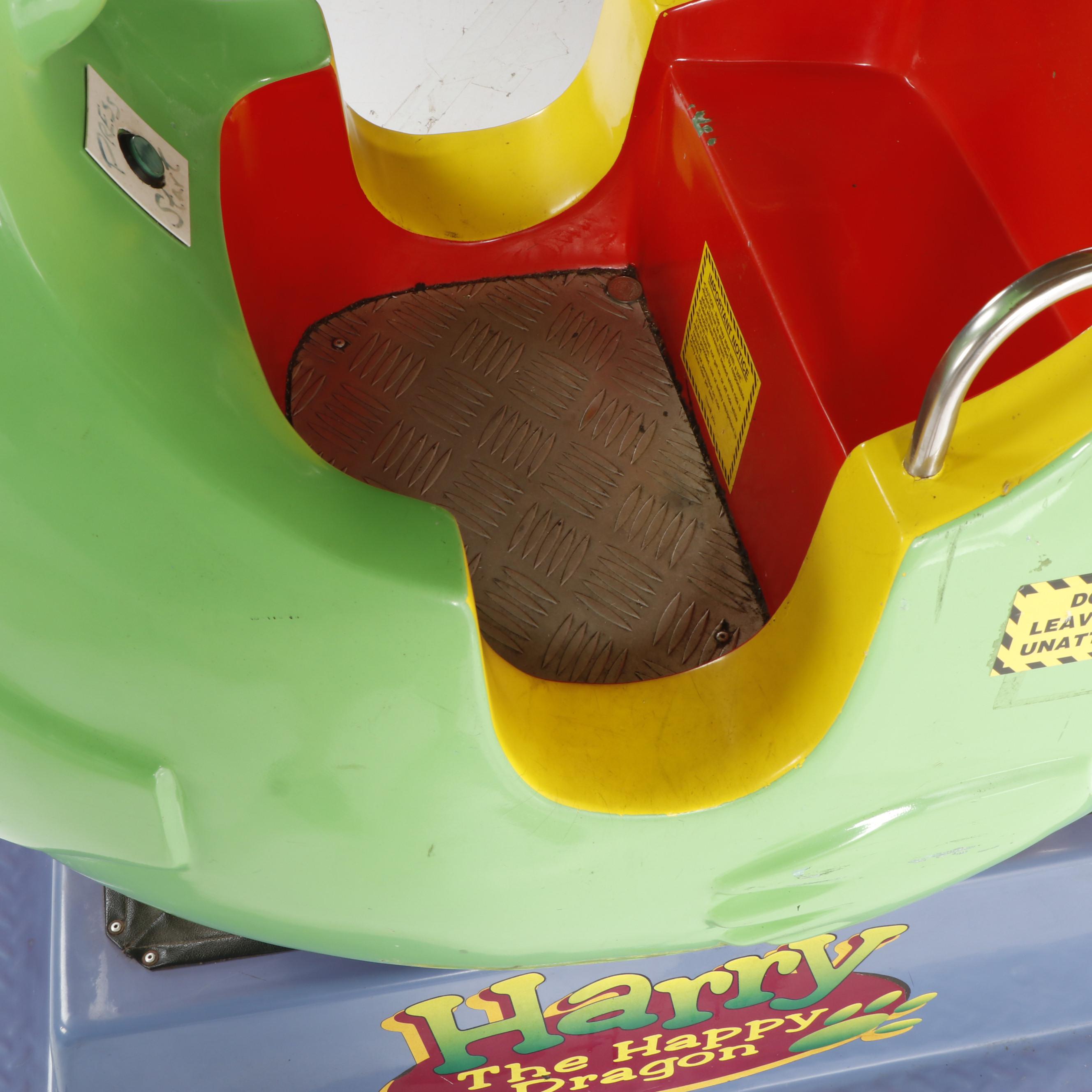 "Harry the Happy Dragon" Coin Operated Singing Kiddie Ride, Circa 1995