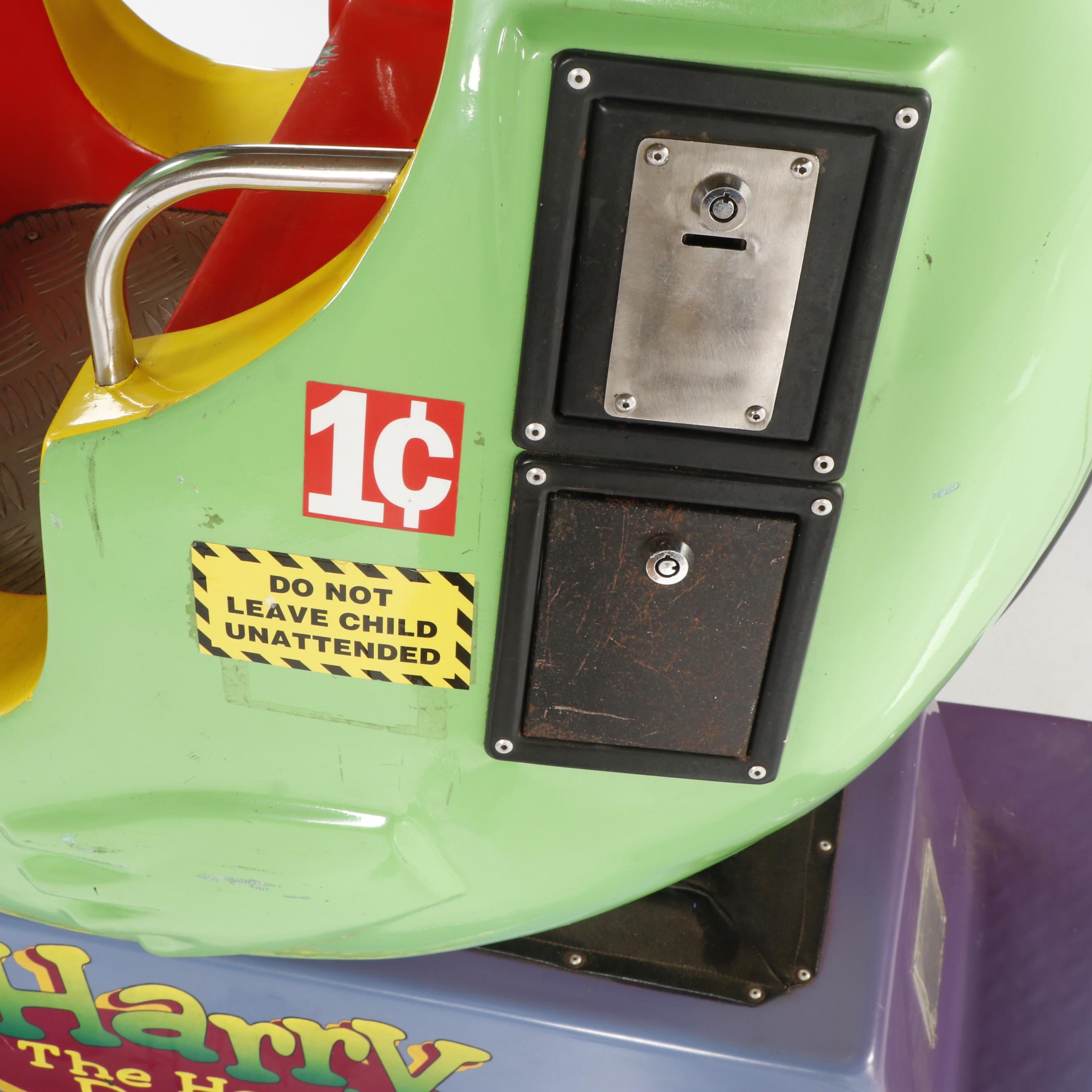 "Harry the Happy Dragon" Coin Operated Singing Kiddie Ride, Circa 1995