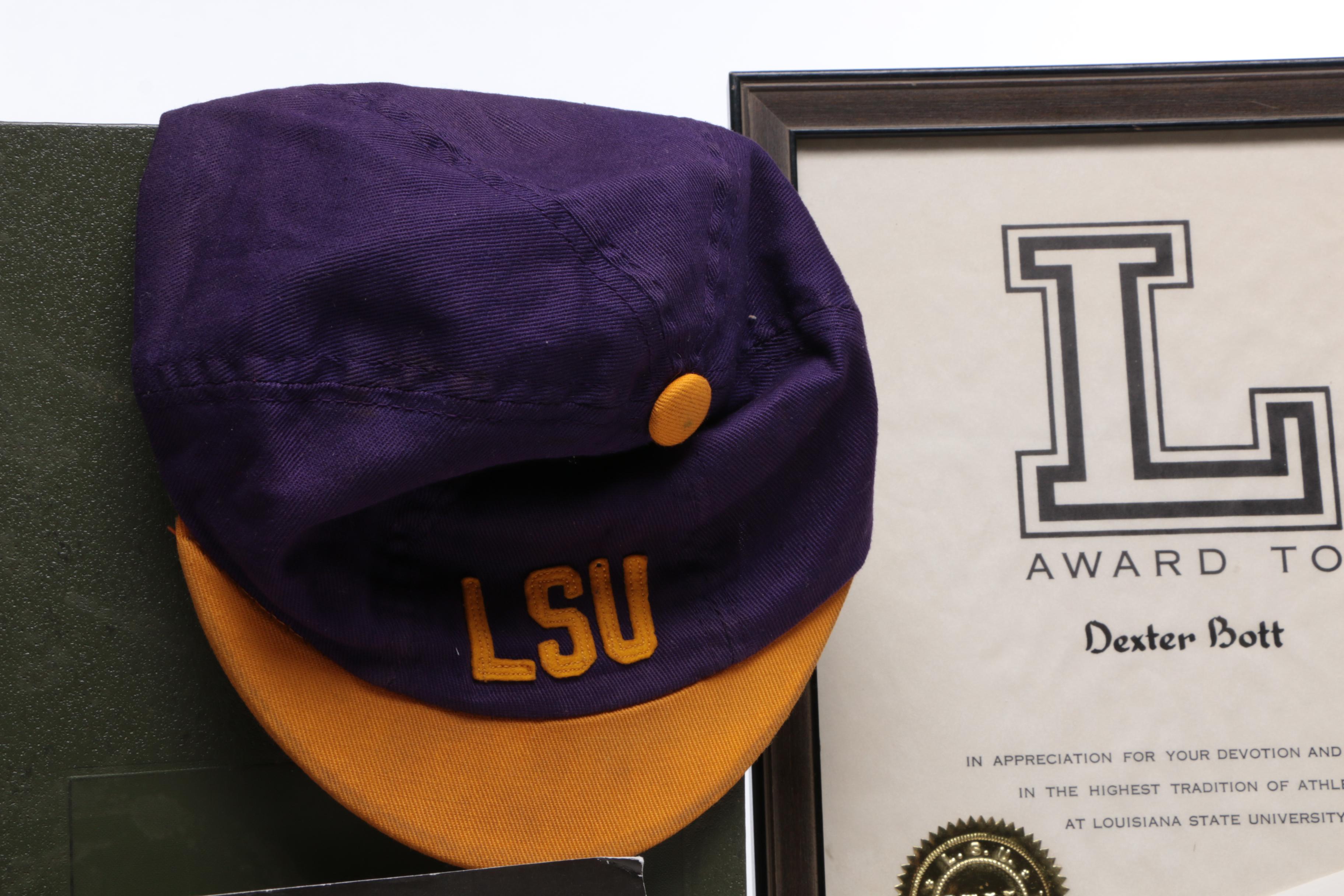 1967 Pete Maravich Game Worn Converse Shoes, Signed Guide and other LSU Items