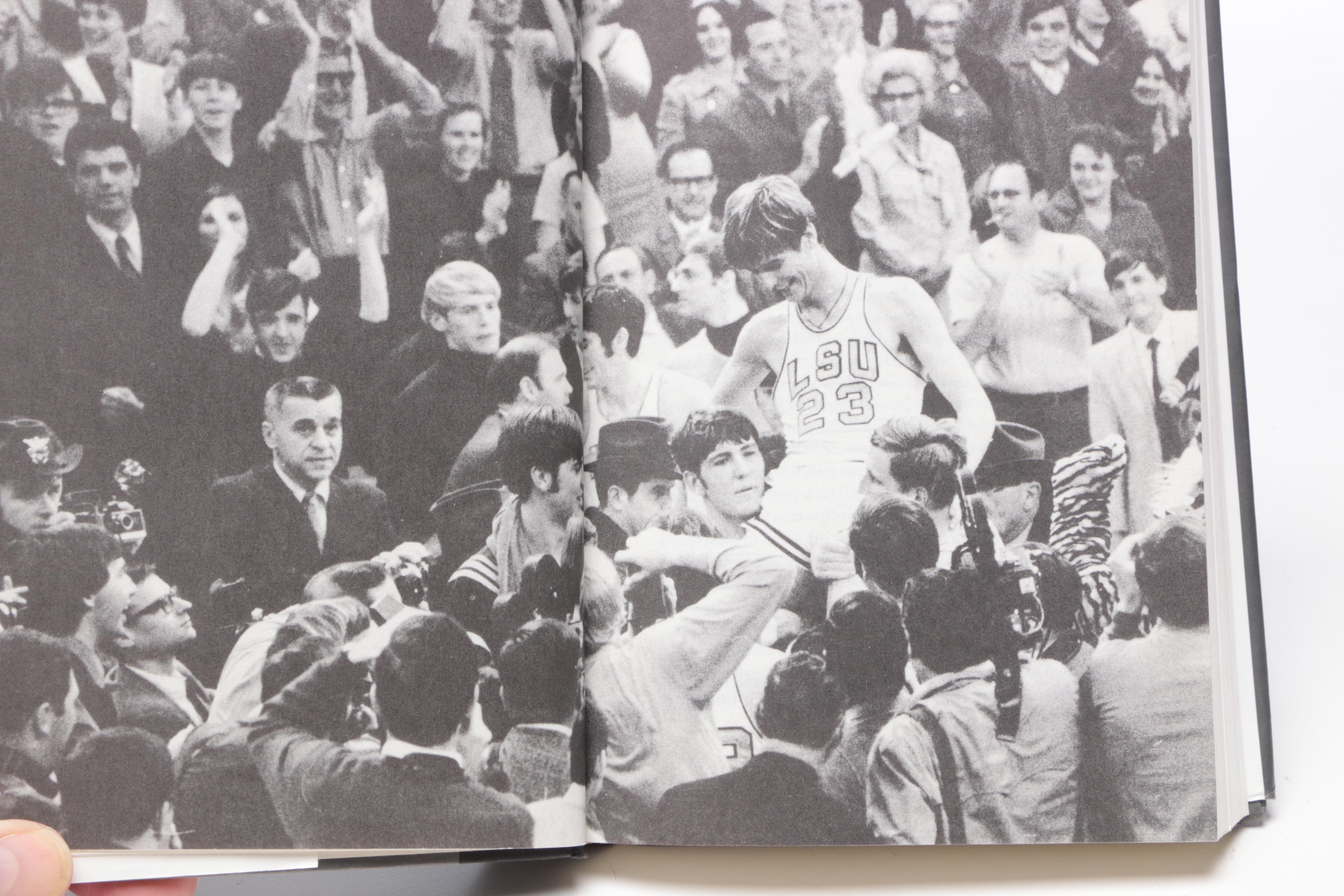 1967 Pete Maravich Game Worn Converse Shoes, Signed Guide and other LSU Items