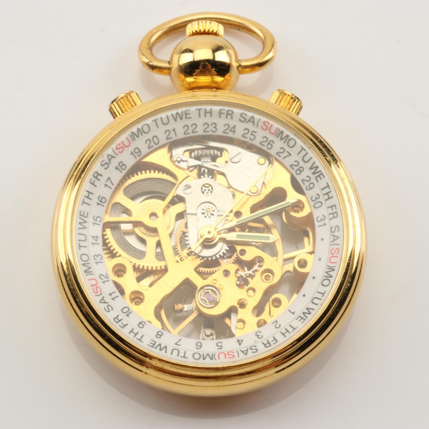 Skeleton Pocket Watch