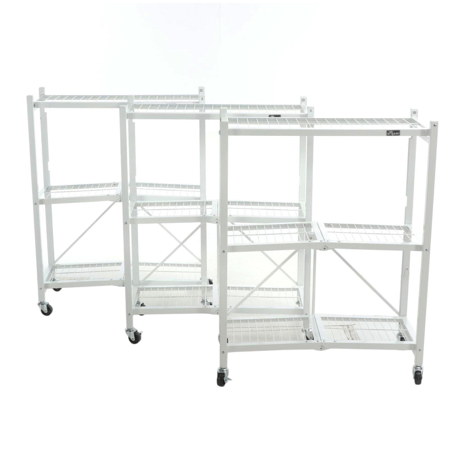 Origami Metal Folding Shelves