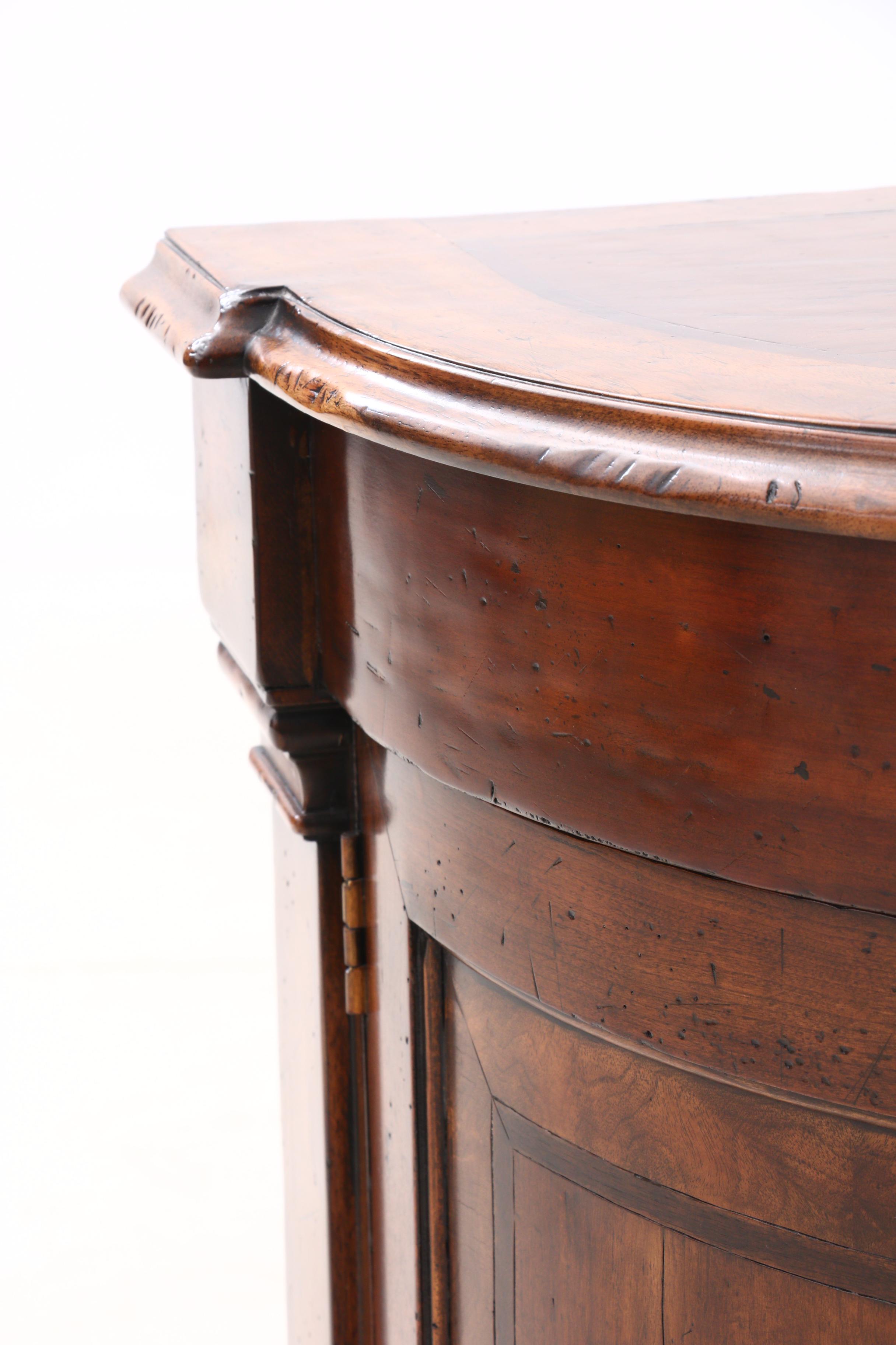 Henredon "Castellina" Walnut Buffet with Silverware Drawer, Contemporary