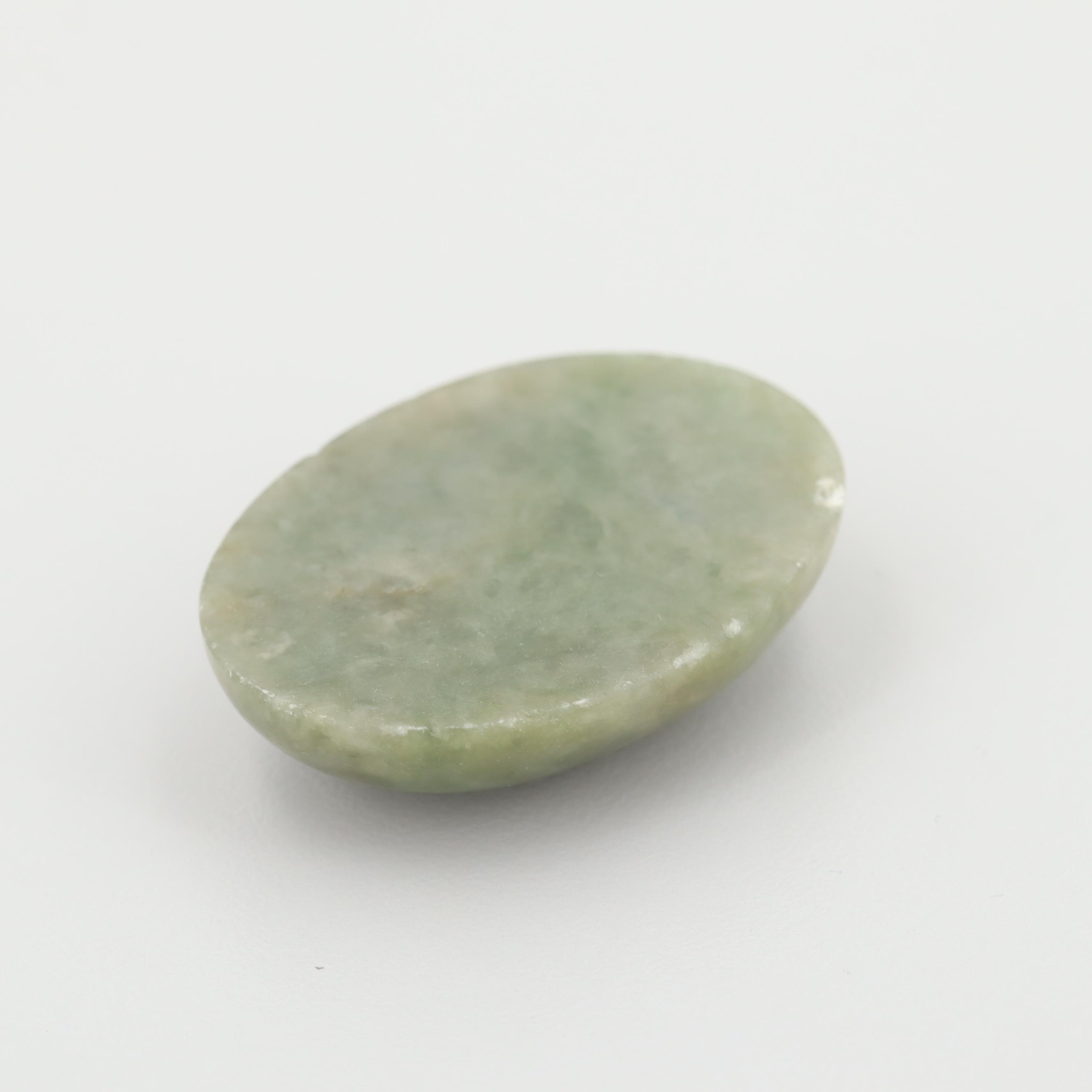 Loose 116.45 CT Jadeite Cabochon with GIA Report