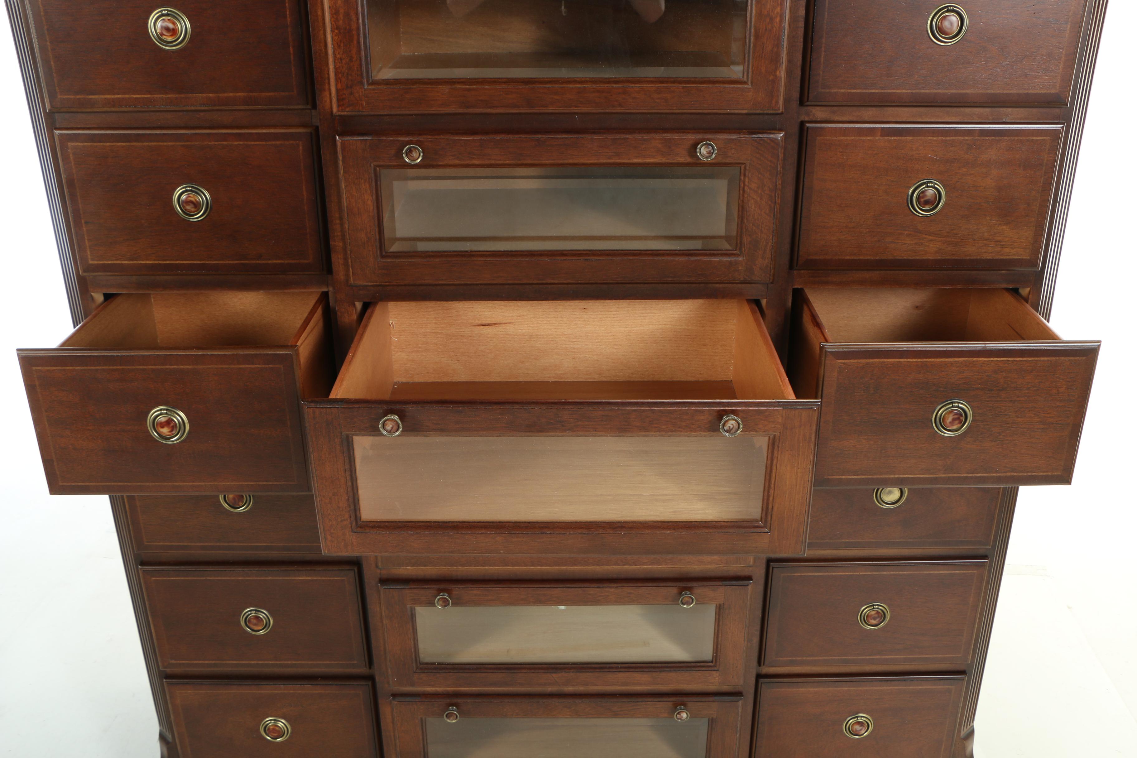 Alexander Julian "Home Colours" Mahogany Haberdasher's Chest of Drawers