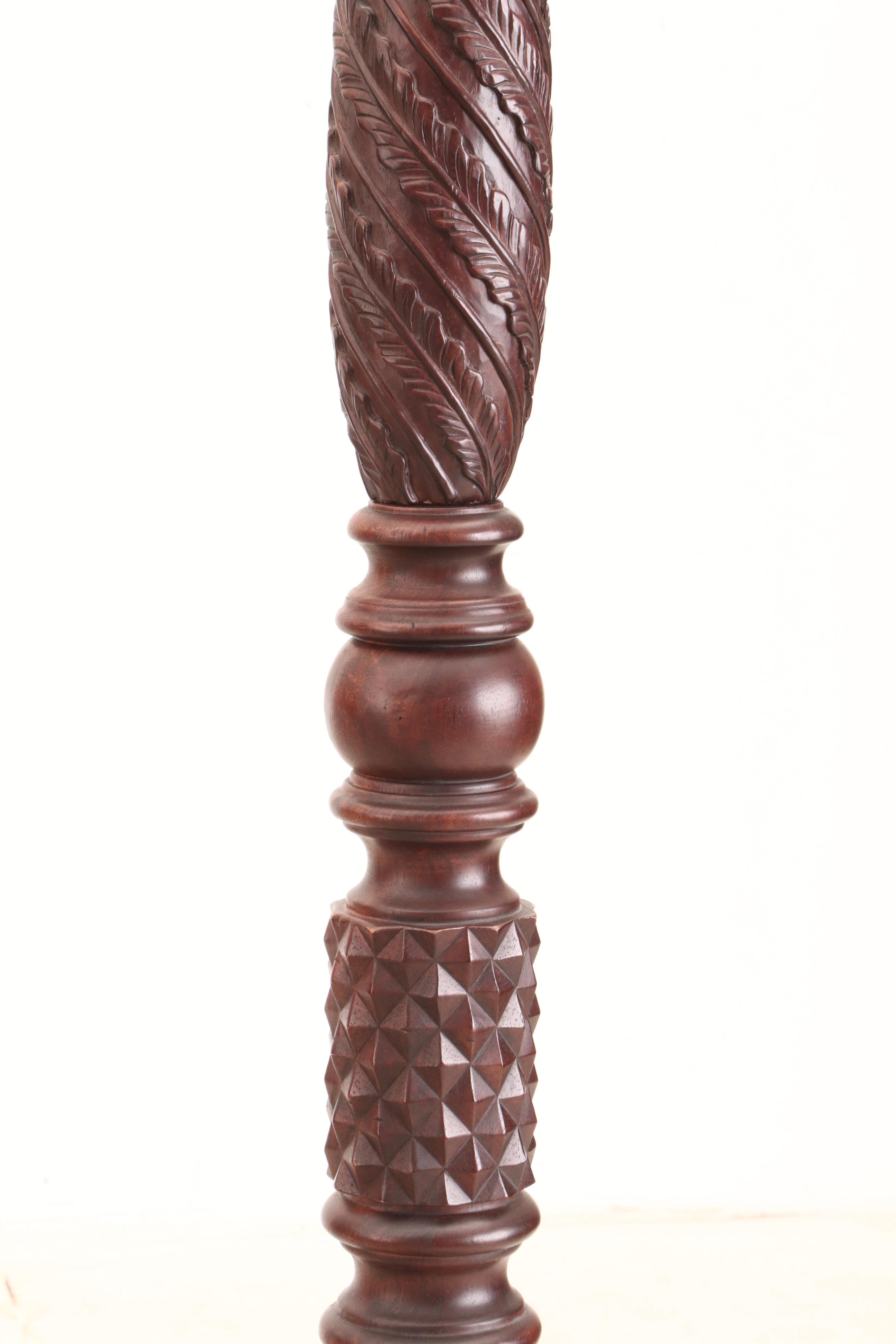 Bernhardt "Belmont" Collection Mahogany four Poster Plantation Bed, Contemporary