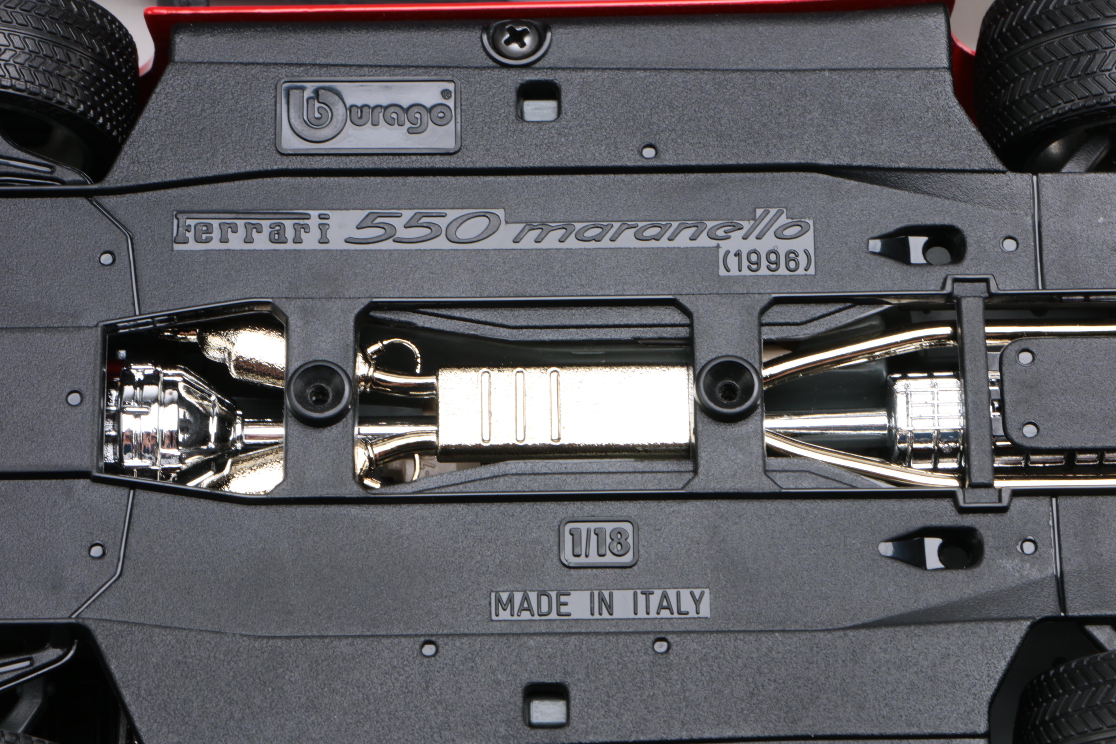 Diecast Cars including BBurago 1996 Ferrari 550 Maranello