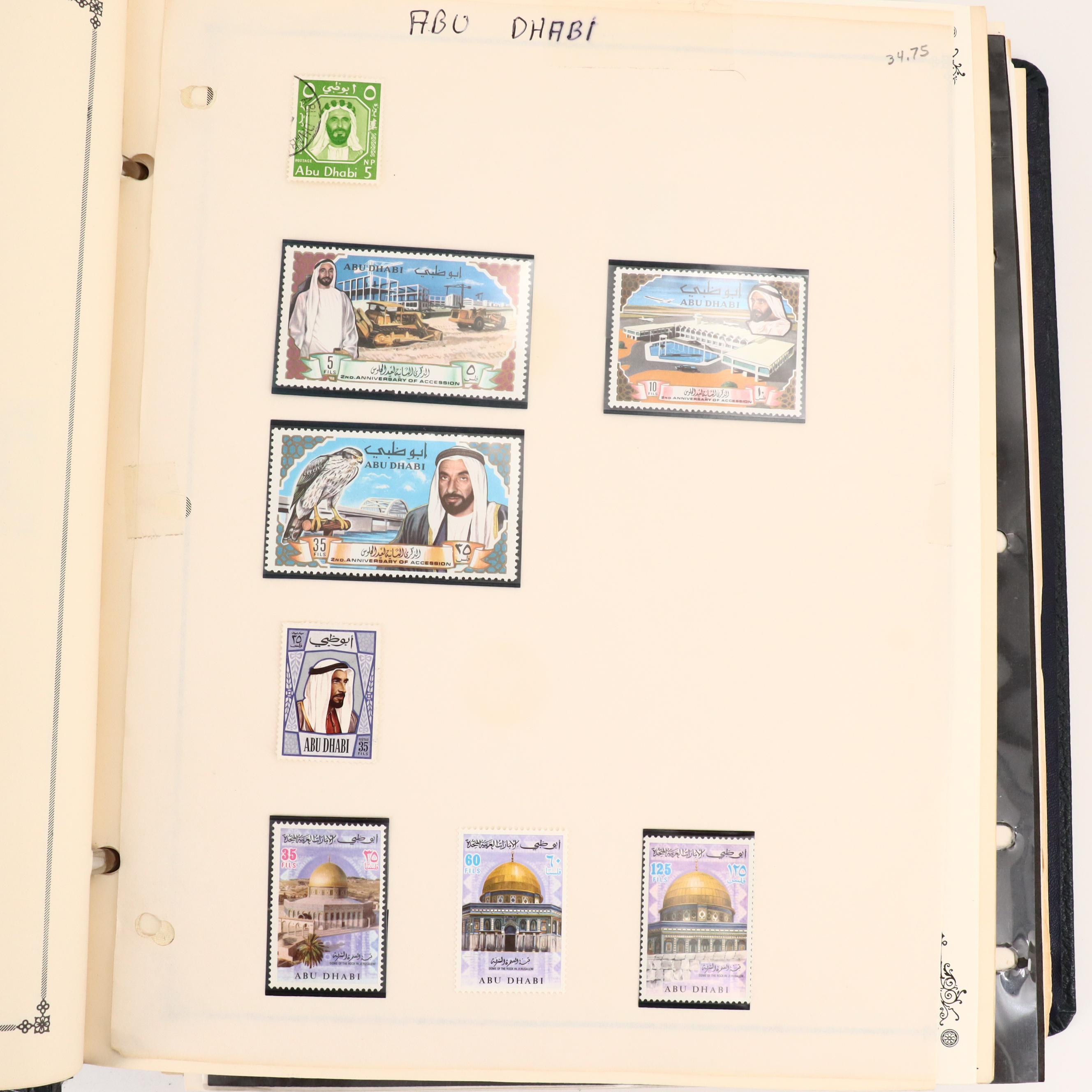 Two International Postage Stamp Albums