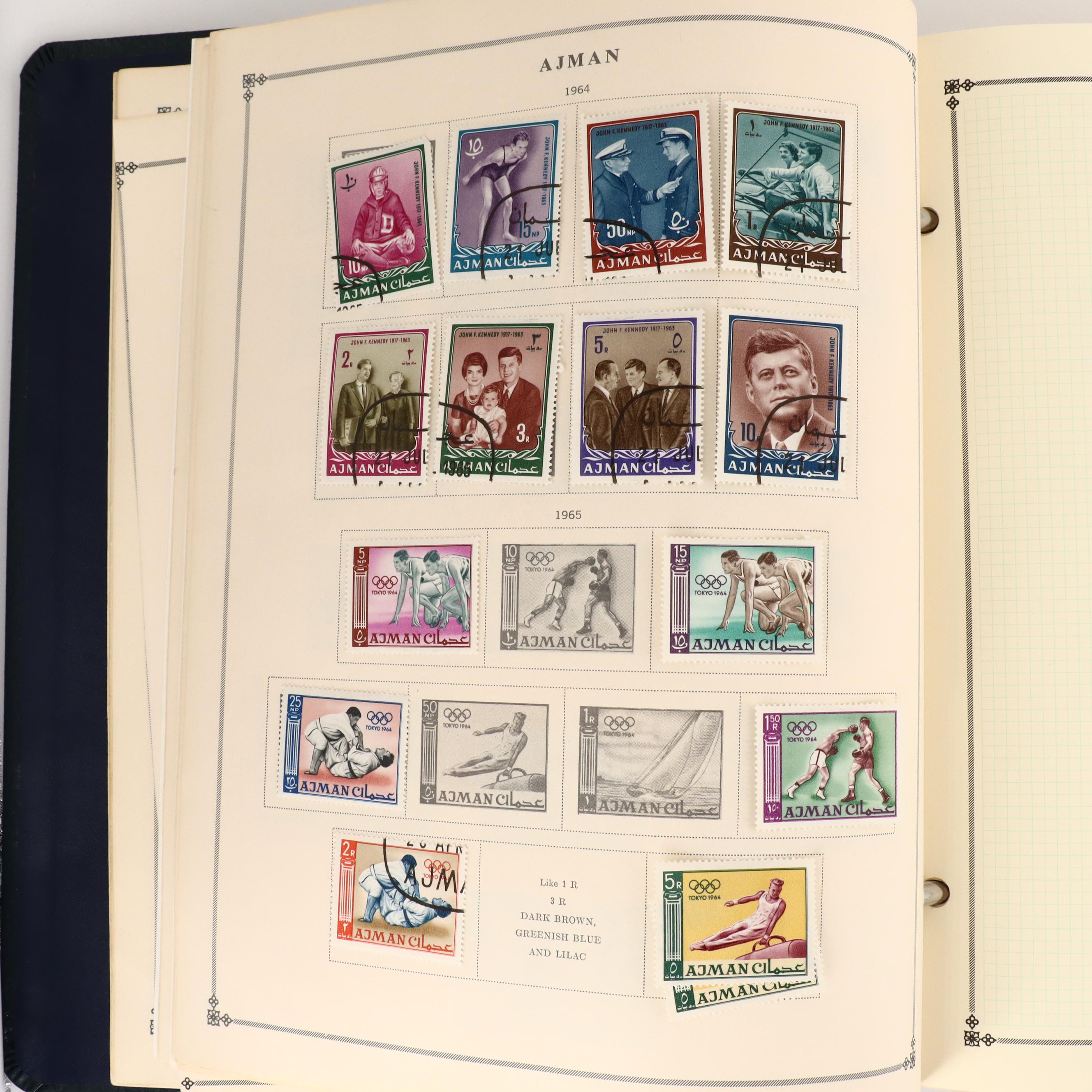 Two International Postage Stamp Albums