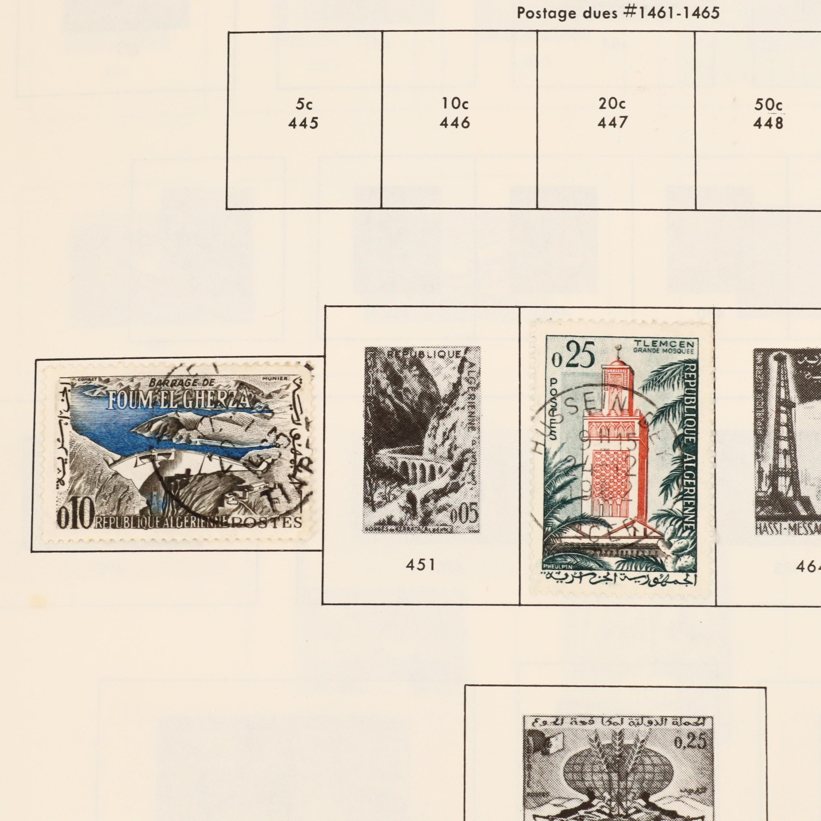 Two International Postage Stamp Albums