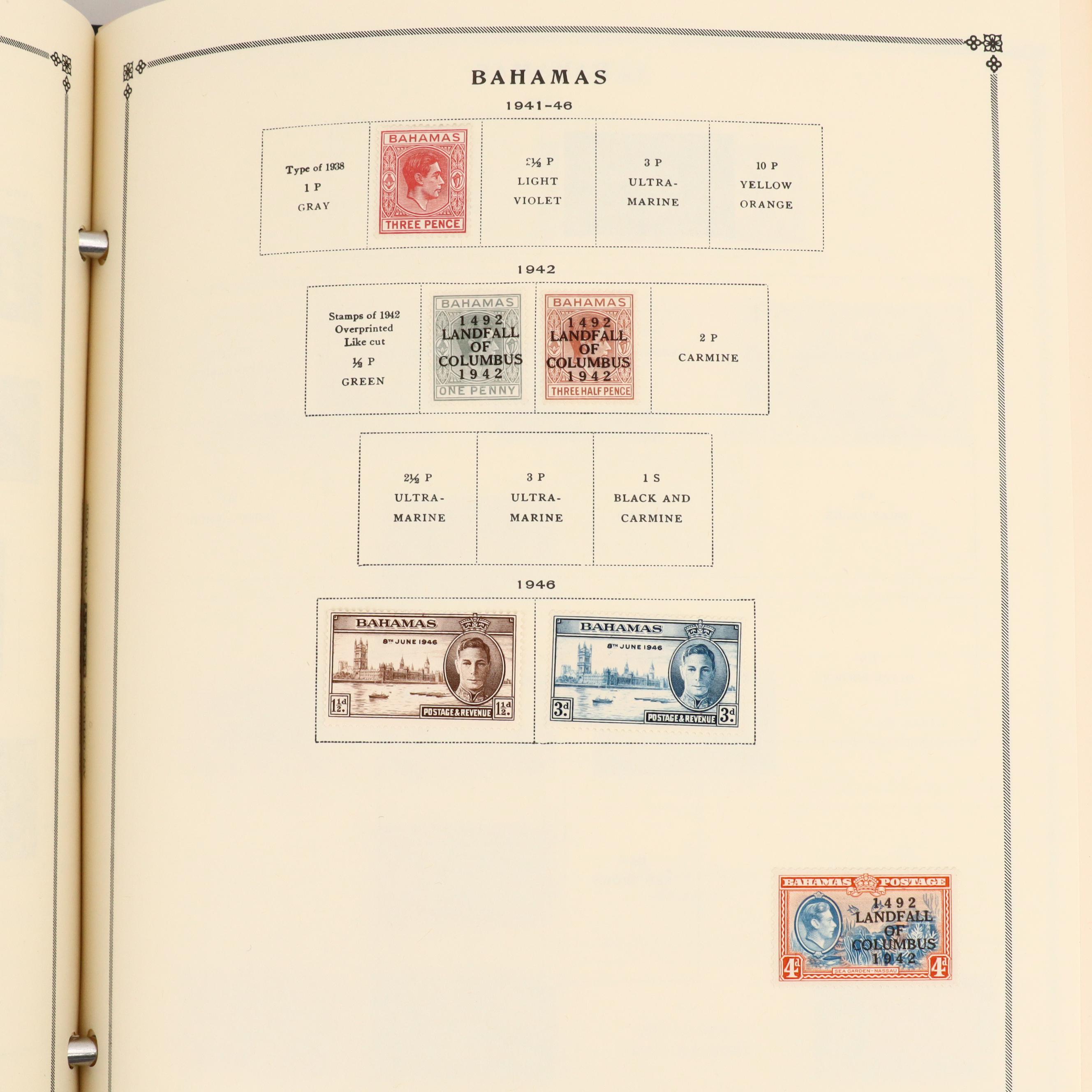 Two International Postage Stamp Albums