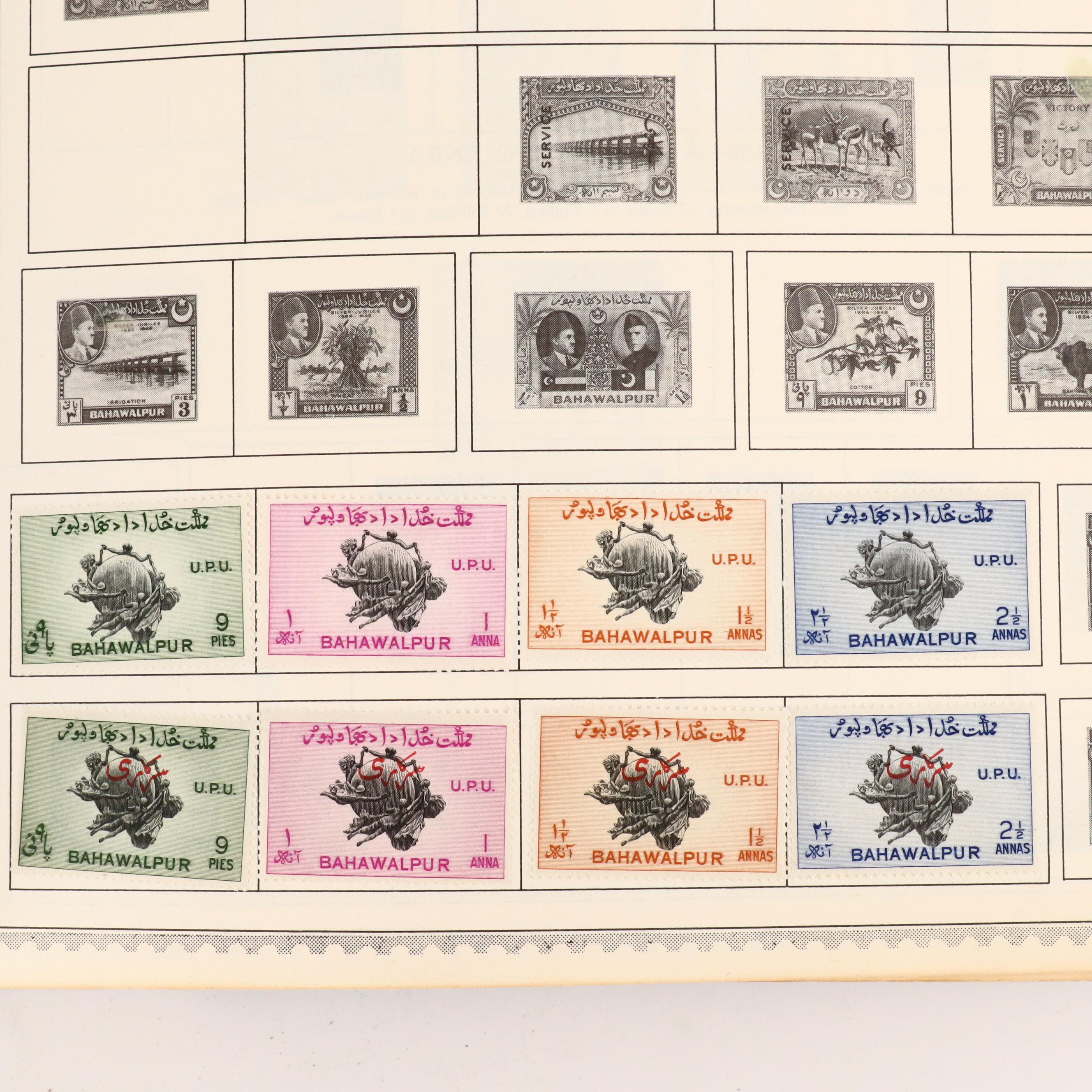Two International Postage Stamp Albums