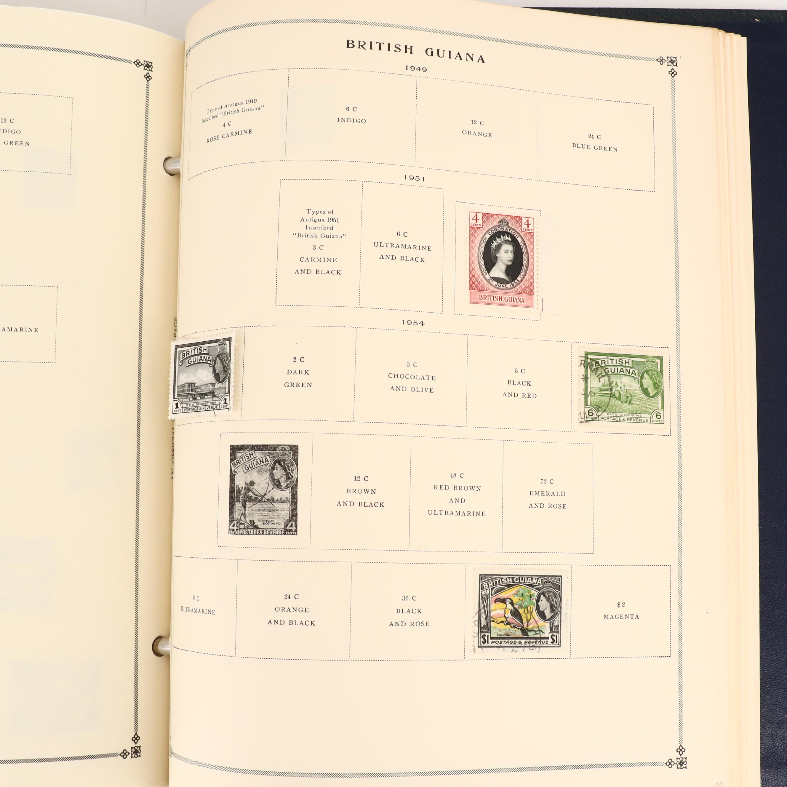 Two International Postage Stamp Albums