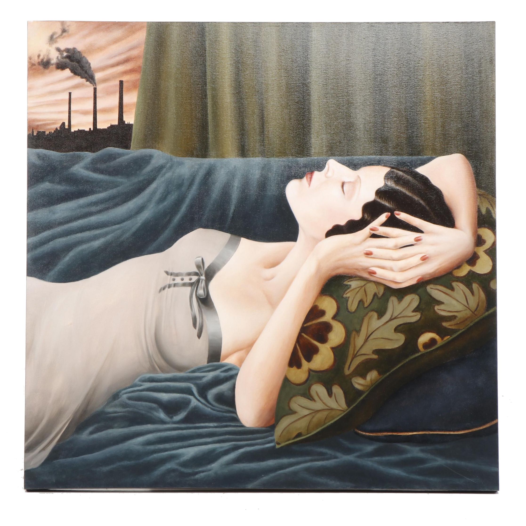 Jared Joslin Oil Painting "Dreaming of Ophelia"