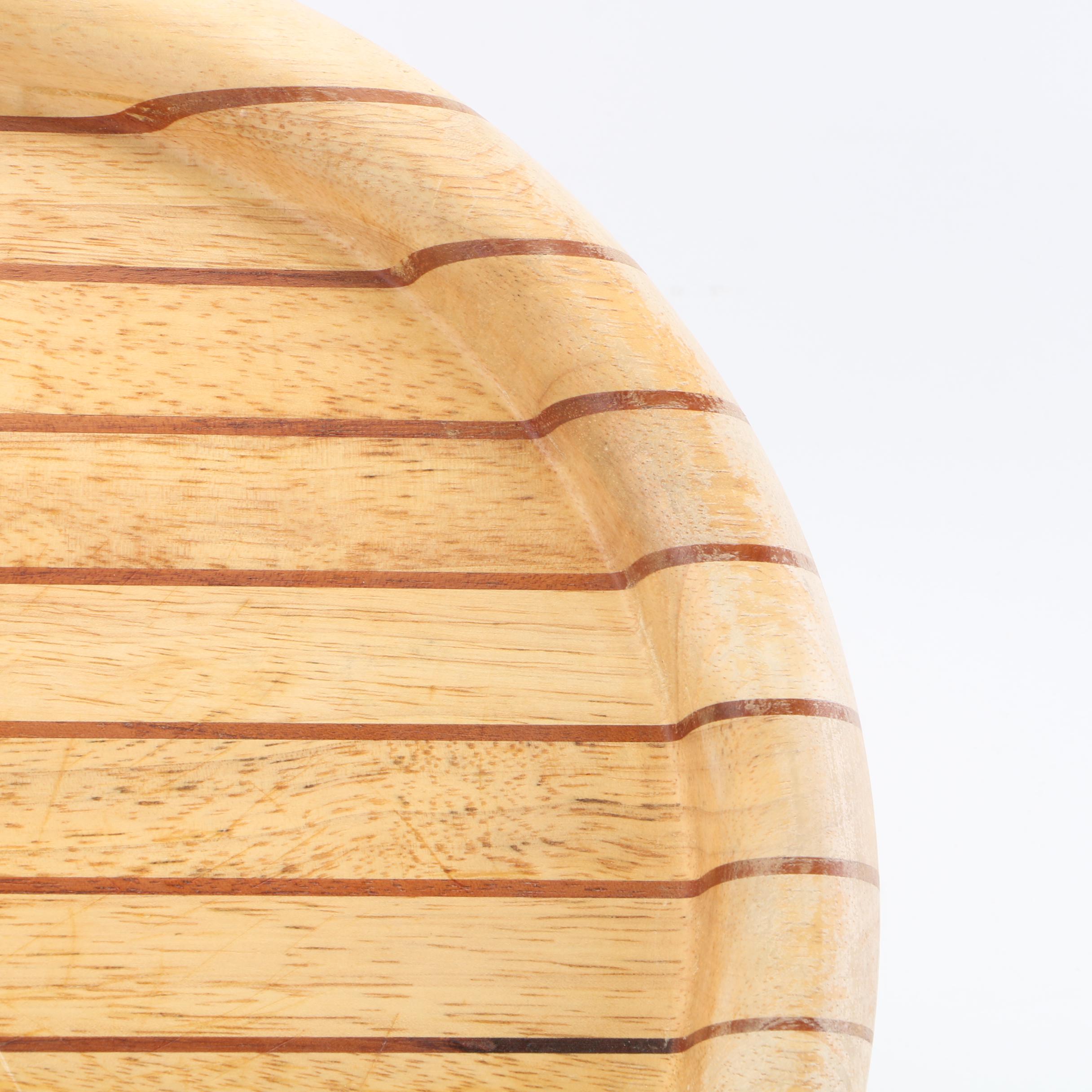 Malacca Woodwork Serving Bowls and Tray