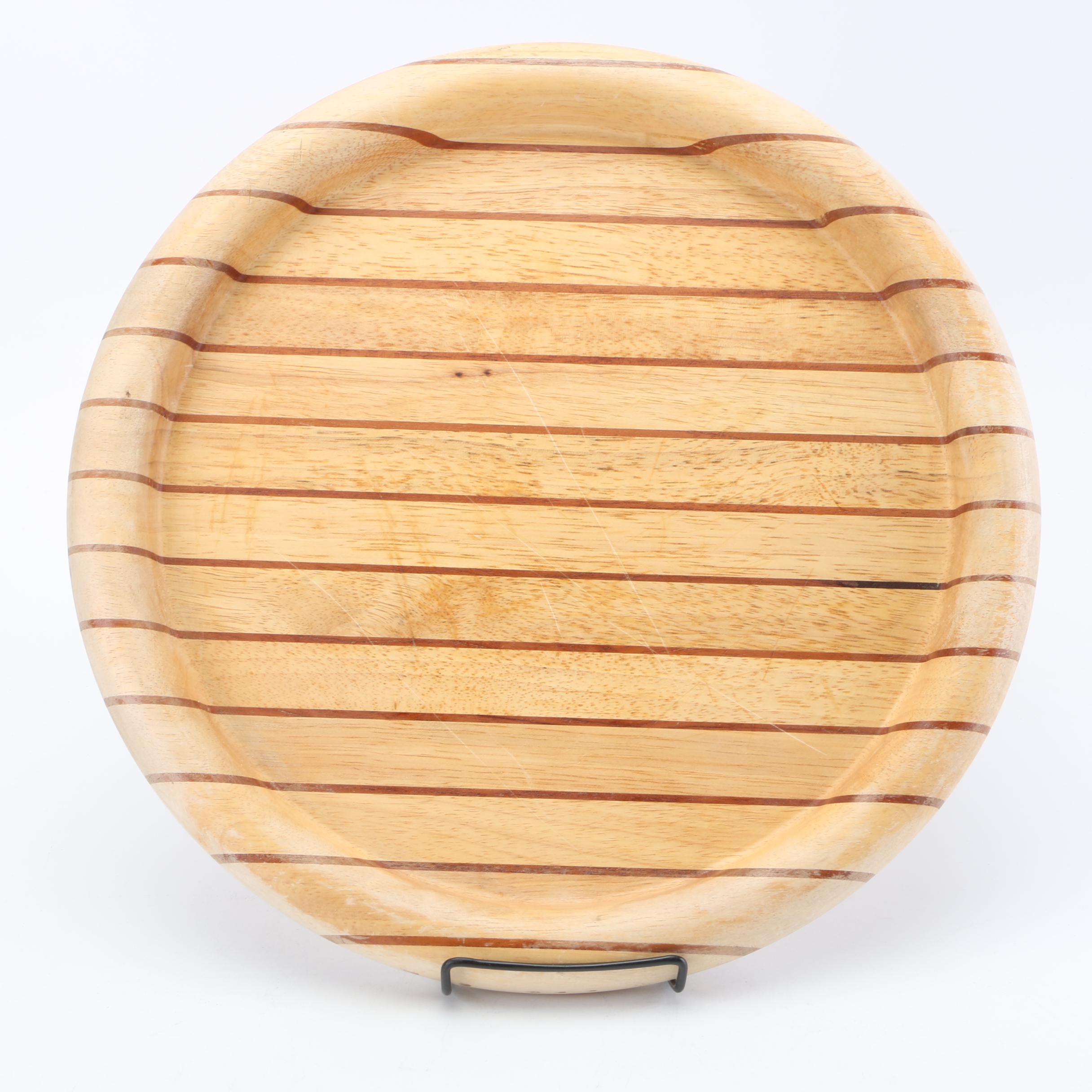 Malacca Woodwork Serving Bowls and Tray