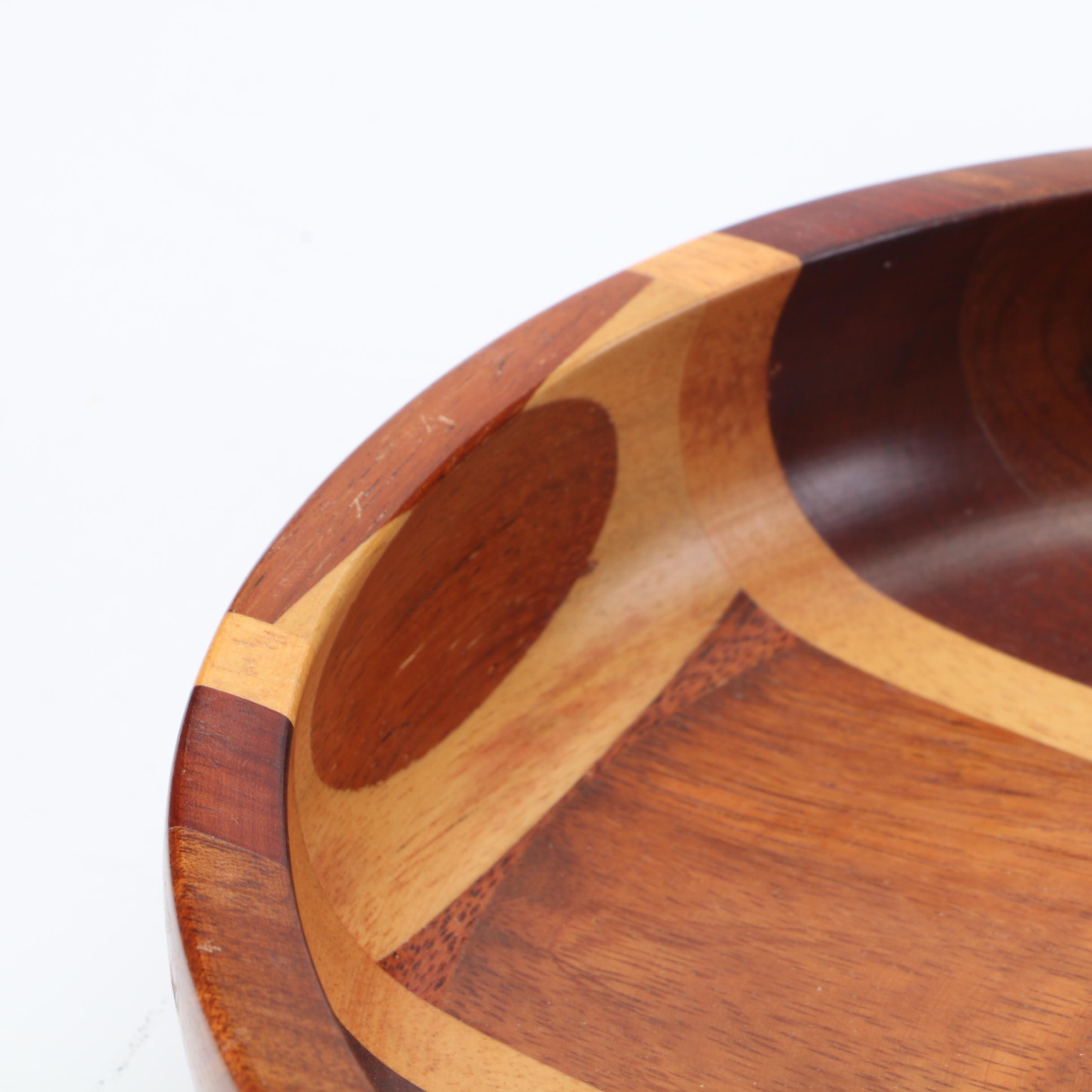 Malacca Woodwork Serving Bowls and Tray