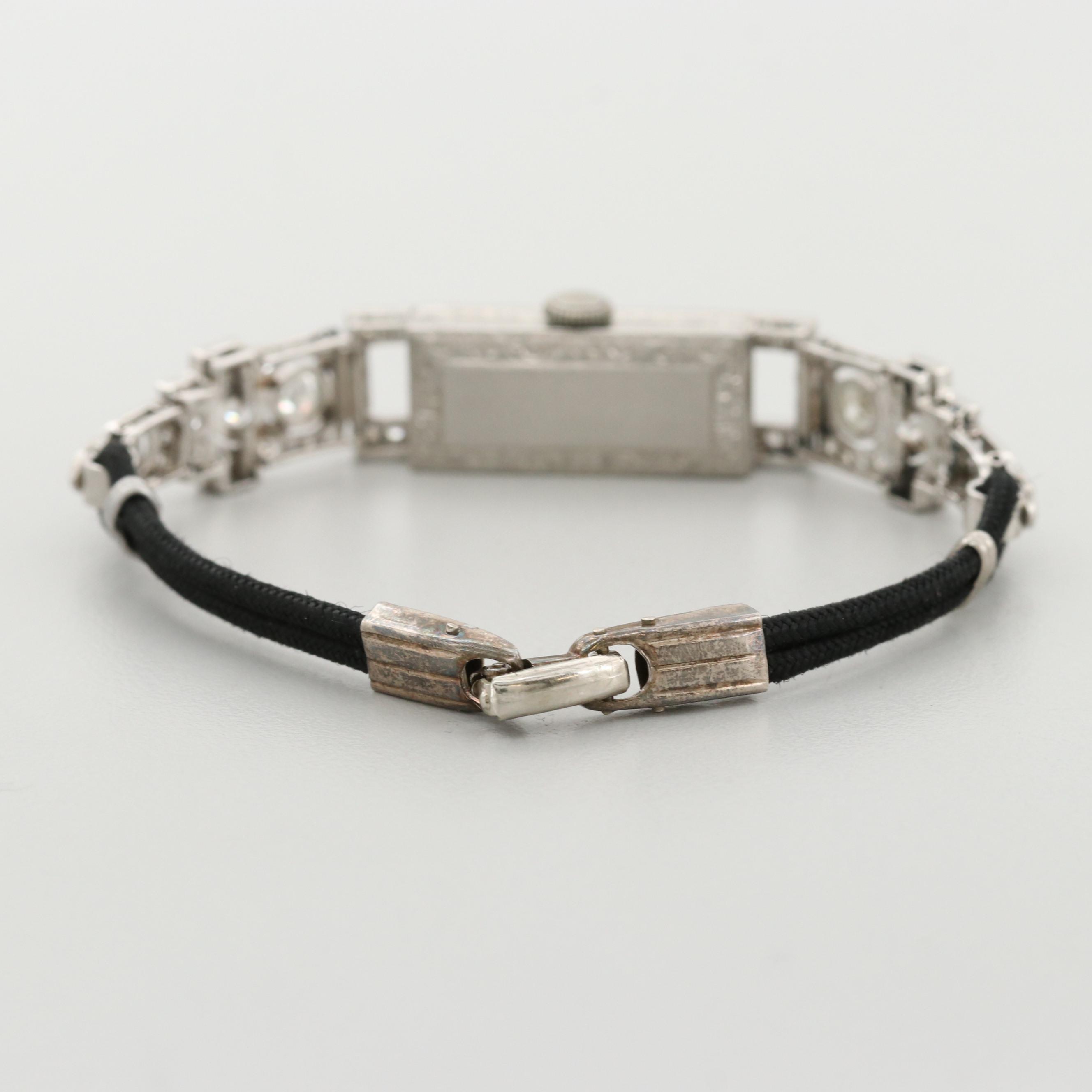 Vintage Ruth Platinum and 2.39 CTW Diamond Watch