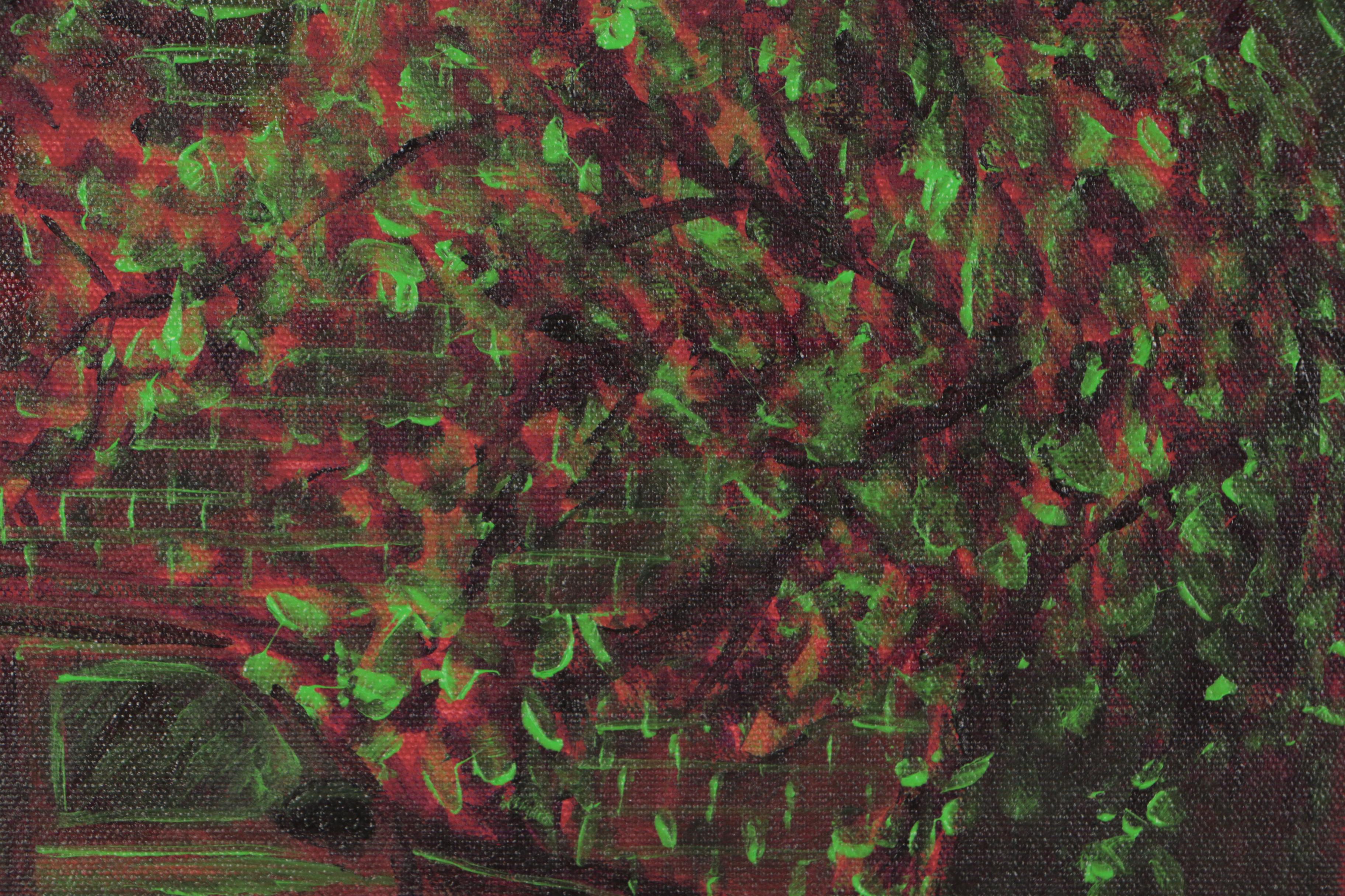 Christian Fattorusso 2009 Oil Painting of City Street