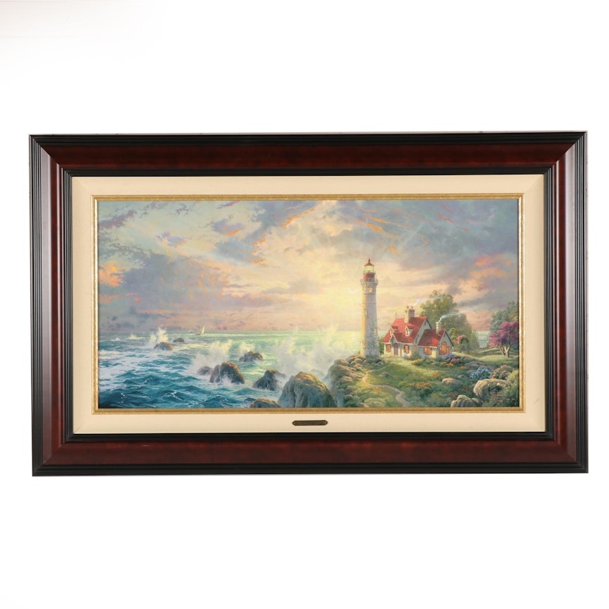 Thomas Kinkade Giclee "The Guiding Light"