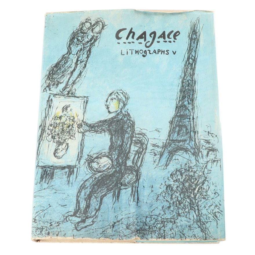 "Chagall Lithographs V" First American Edition, 1984