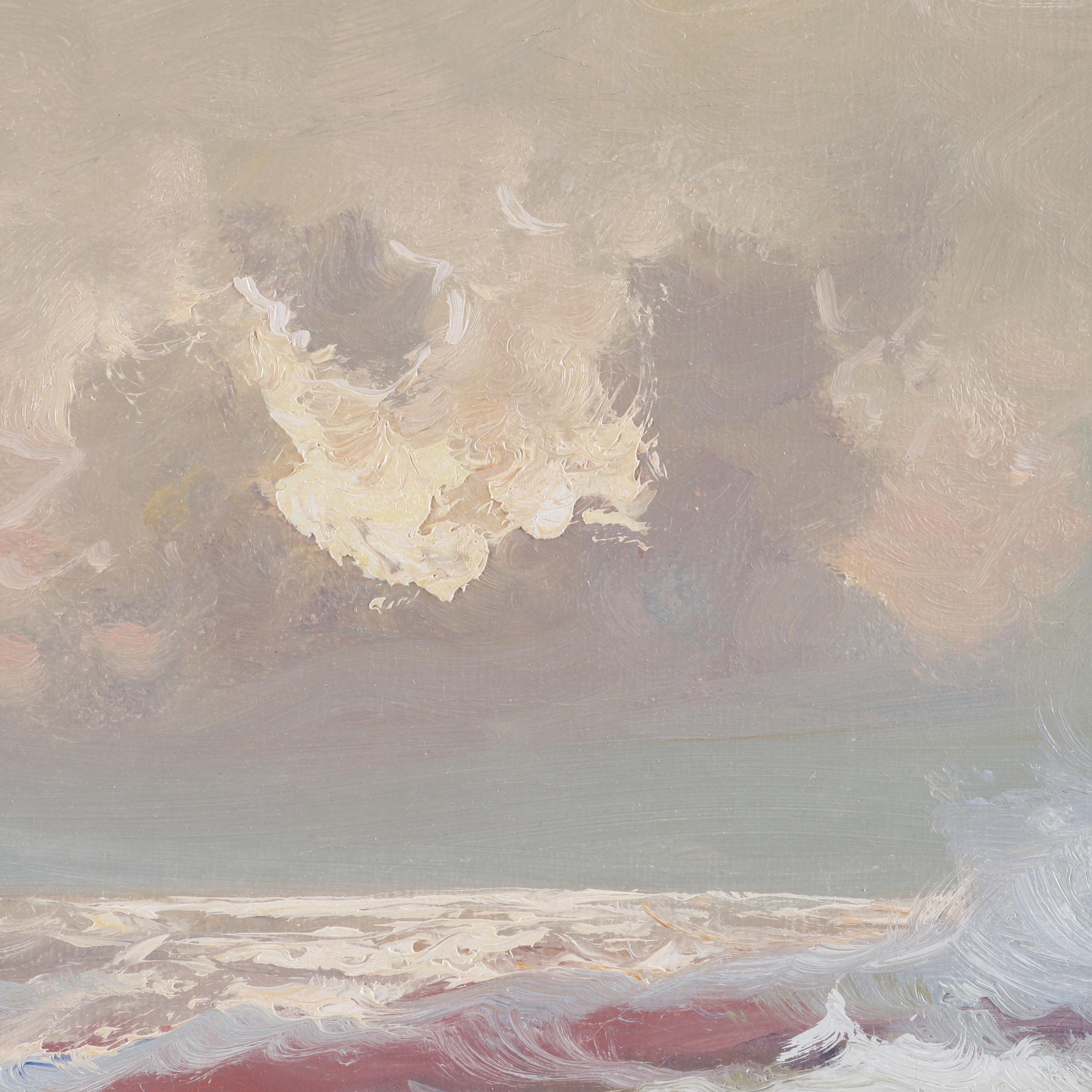 Bardi Seascape Oil Painting