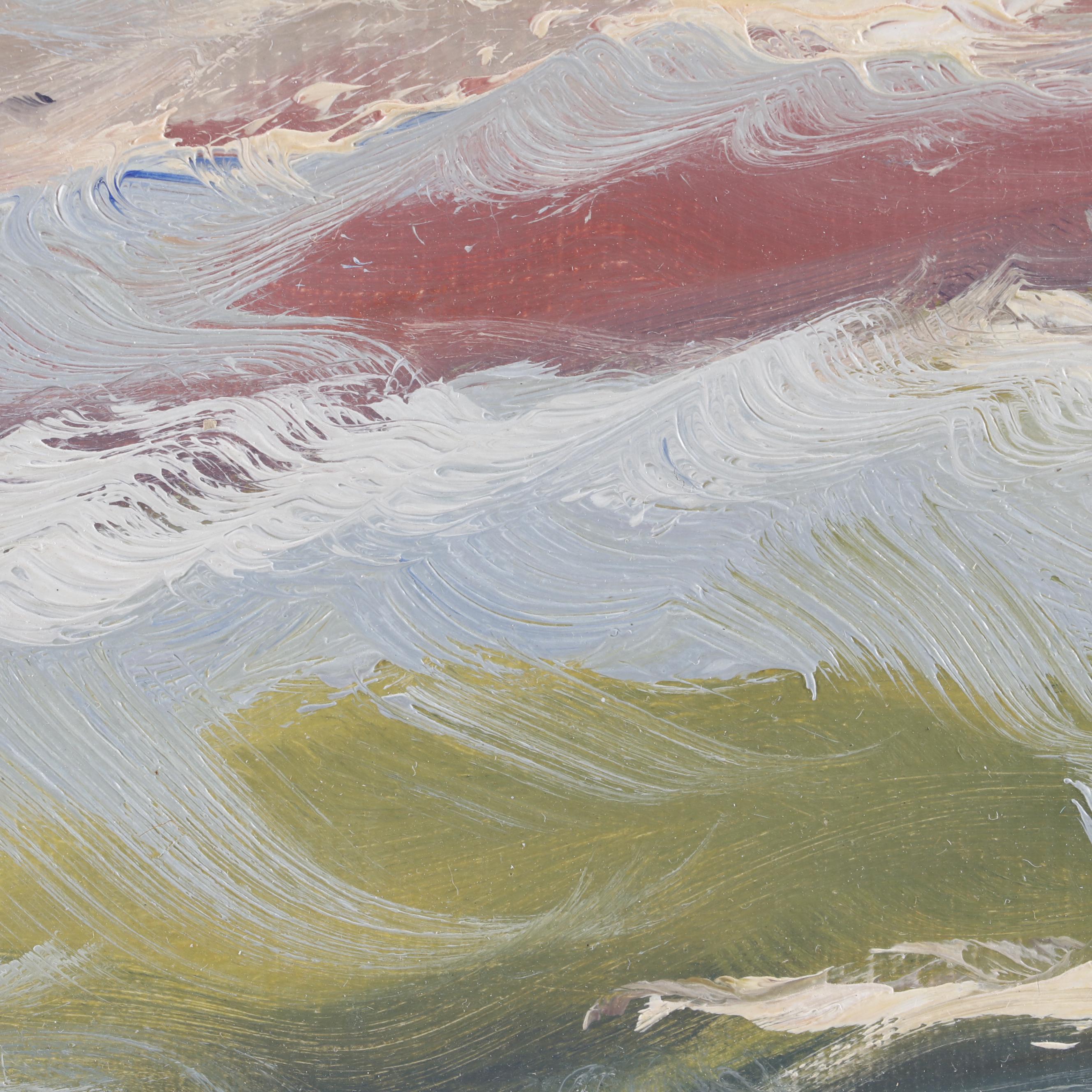 Bardi Seascape Oil Painting